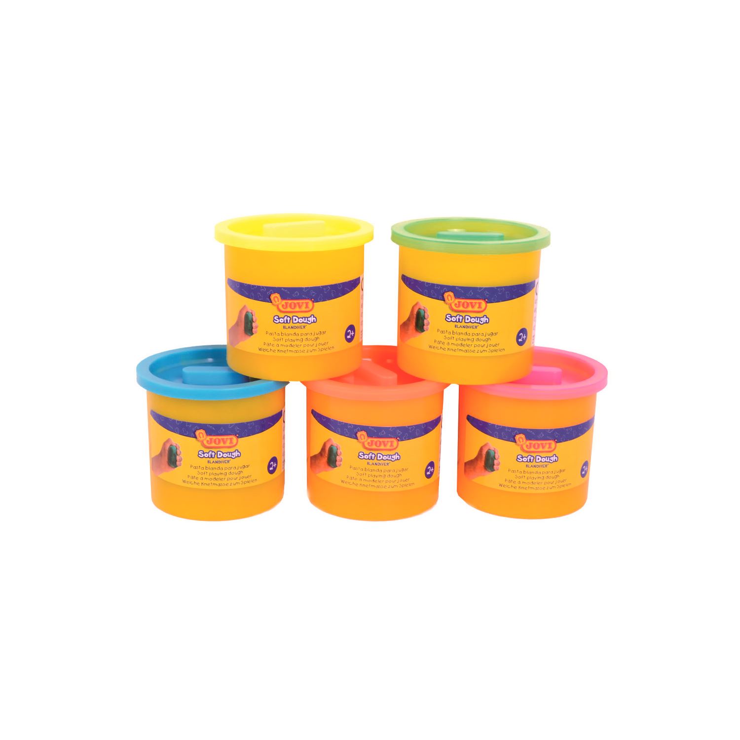 Jovi 5-Piece Neon Colour Play Dough