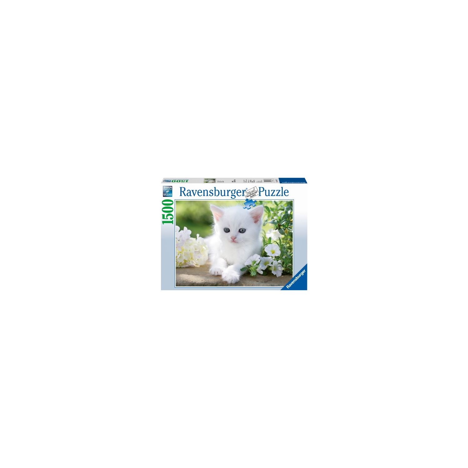 Ravensburger Beyaz Kedi 1500 Parça Yetişkin Puzzle