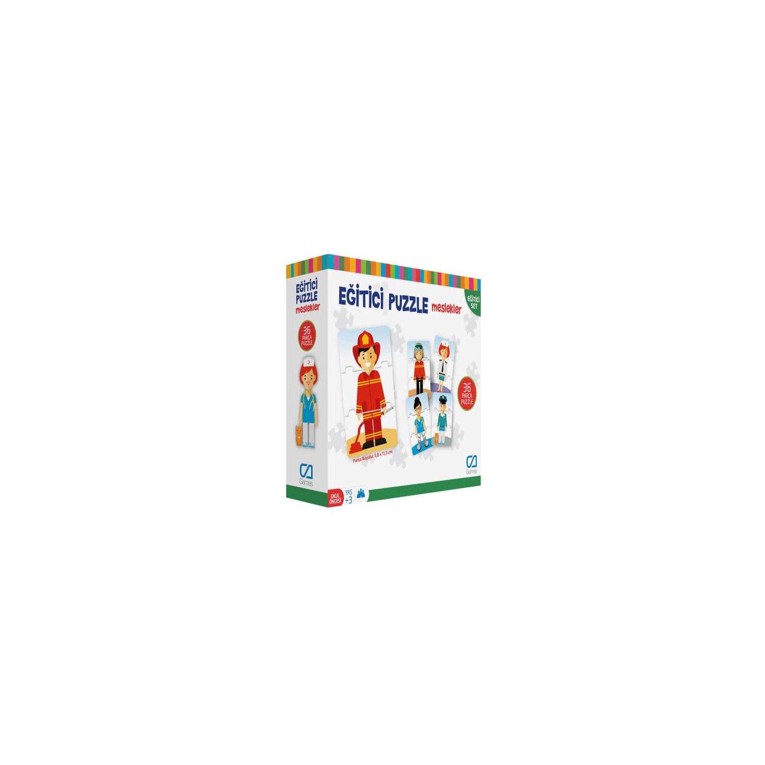 Eğitici Puzzle Meslekler