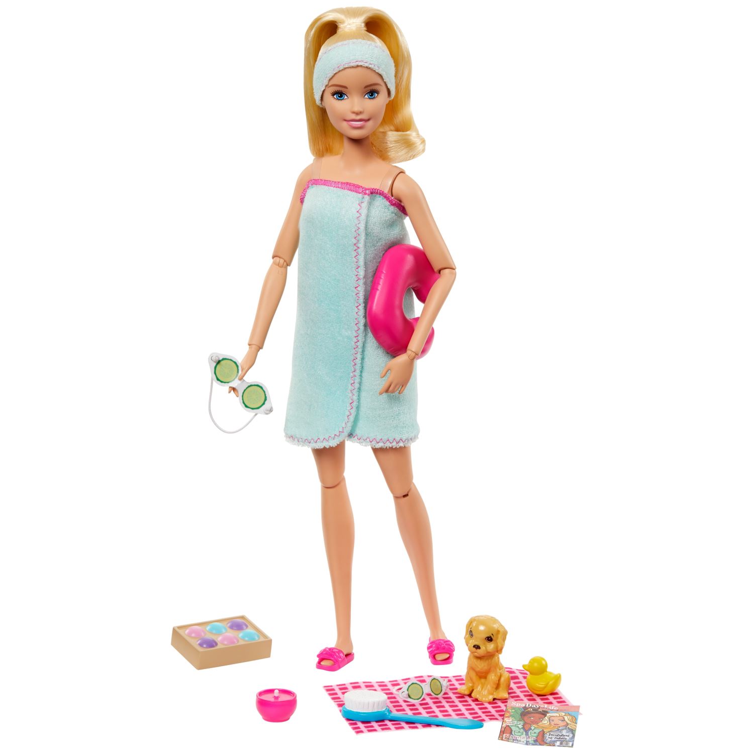 Barbie Wellness Barbie'nin Spa Günü Bebekleri Spa Temalı