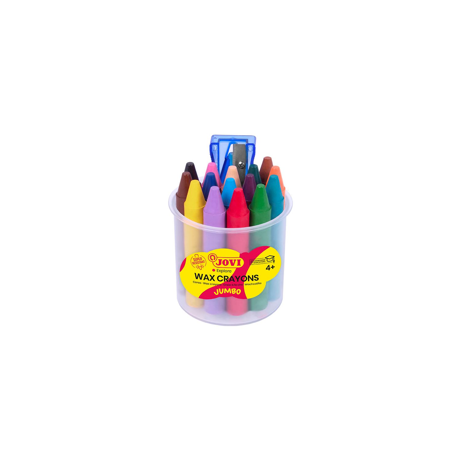 Jovi Color Wax Crayons, 16 Colours