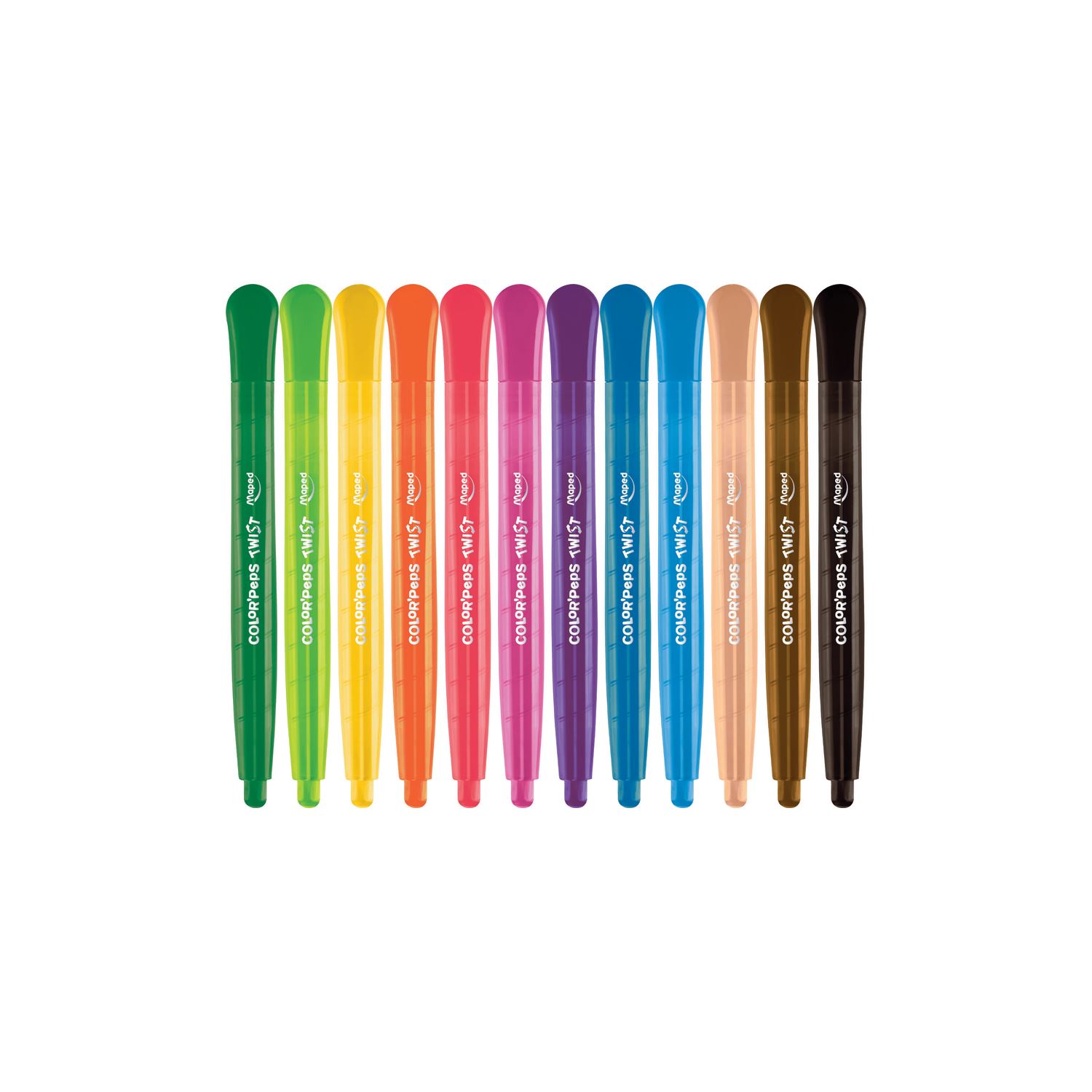 Maped Color'Peps Çevirmeli Mum Boya 12 Renk