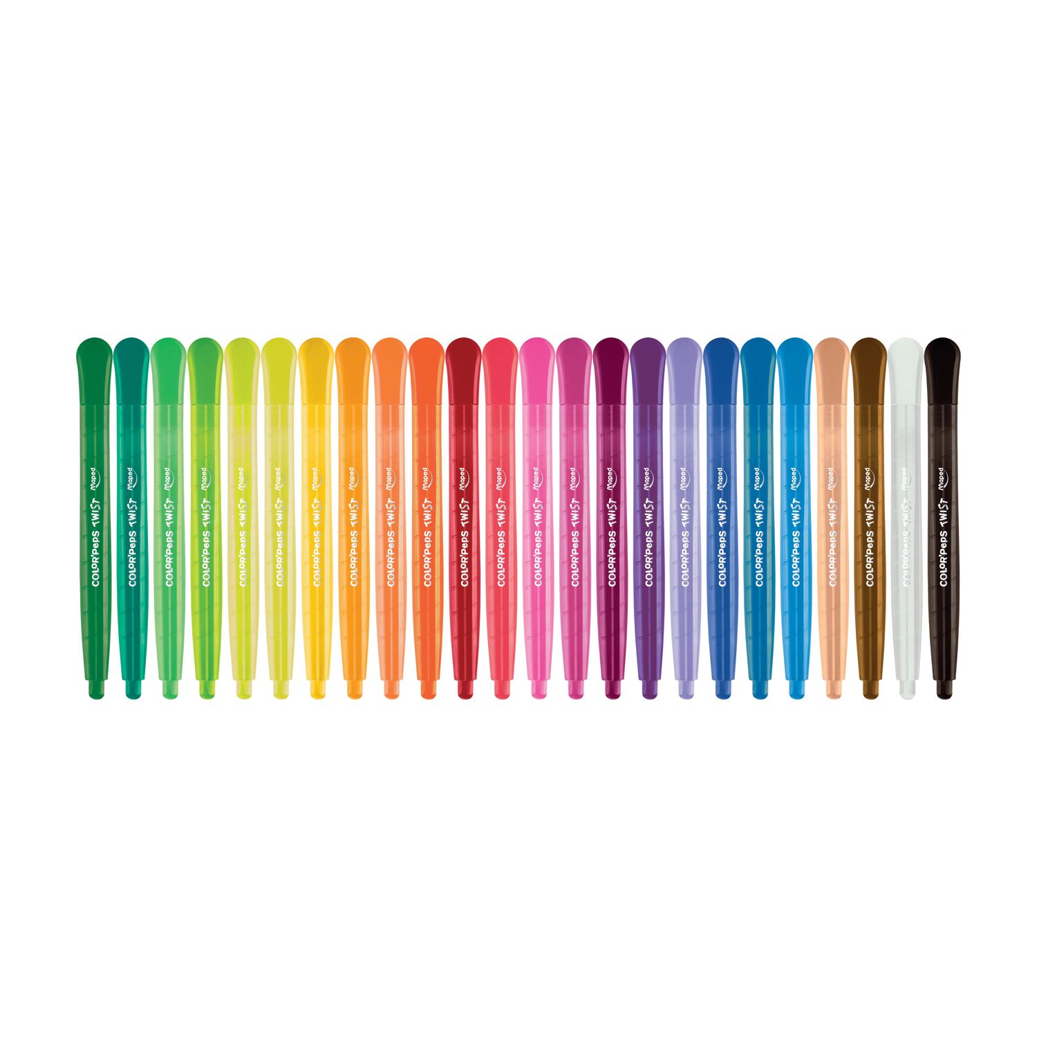 Maped Color'Peps Çevirmeli Mum Boya 24 Renk