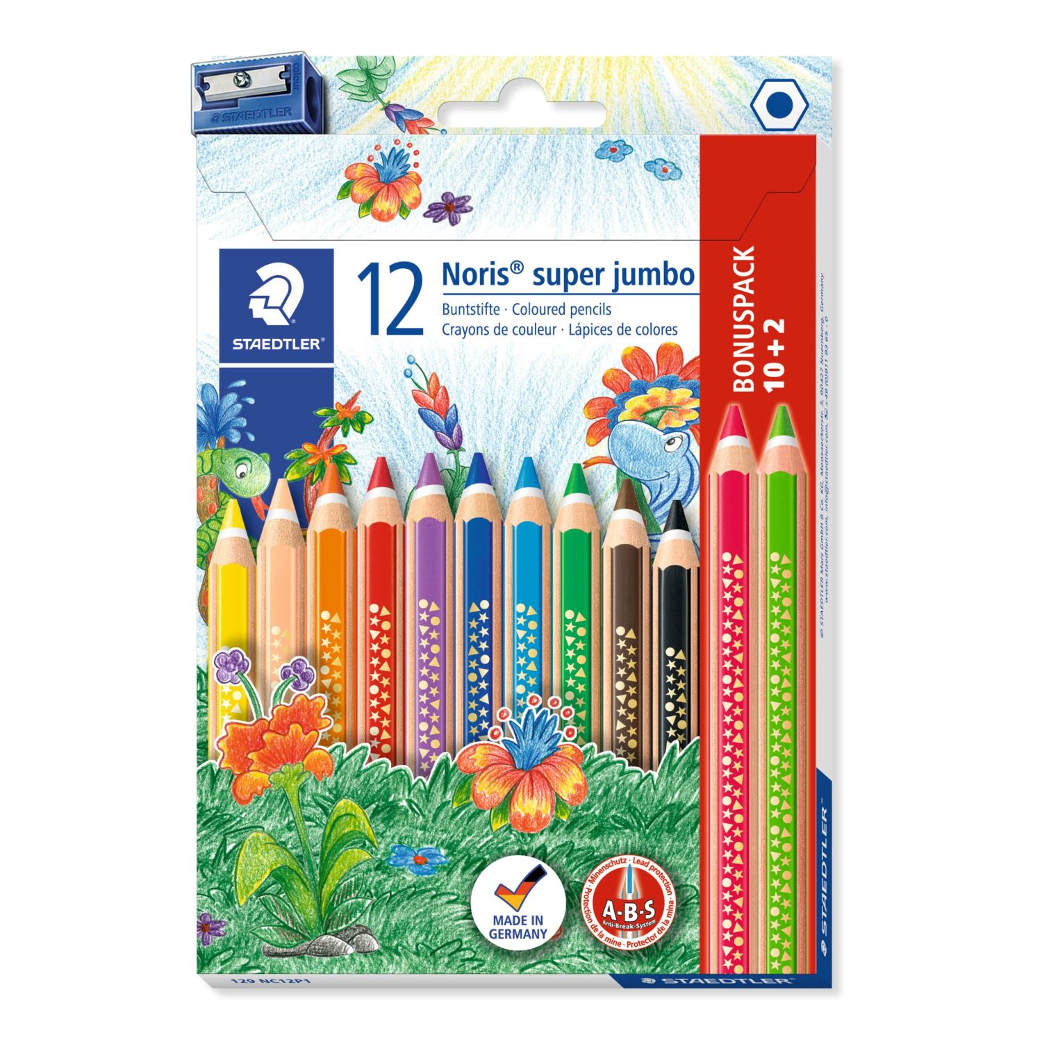 Цветные карандаши Staedtler Noris Super Jumbo