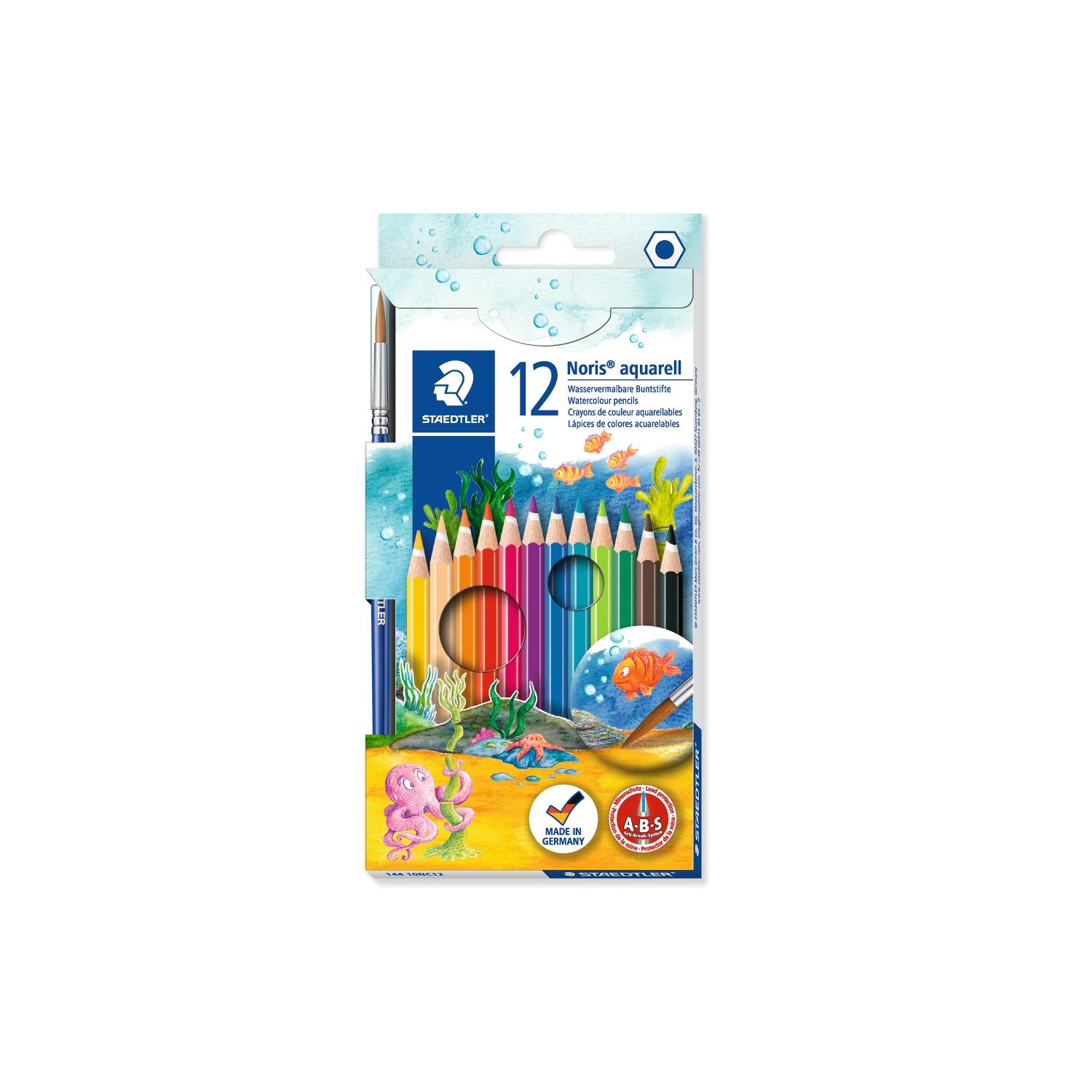 Staedtler Noris, акварель, 12 цветов