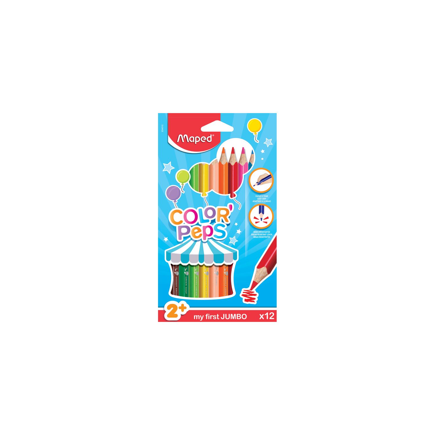 Maped Color'Peps 12 Renk Jumbo Kalem Boya