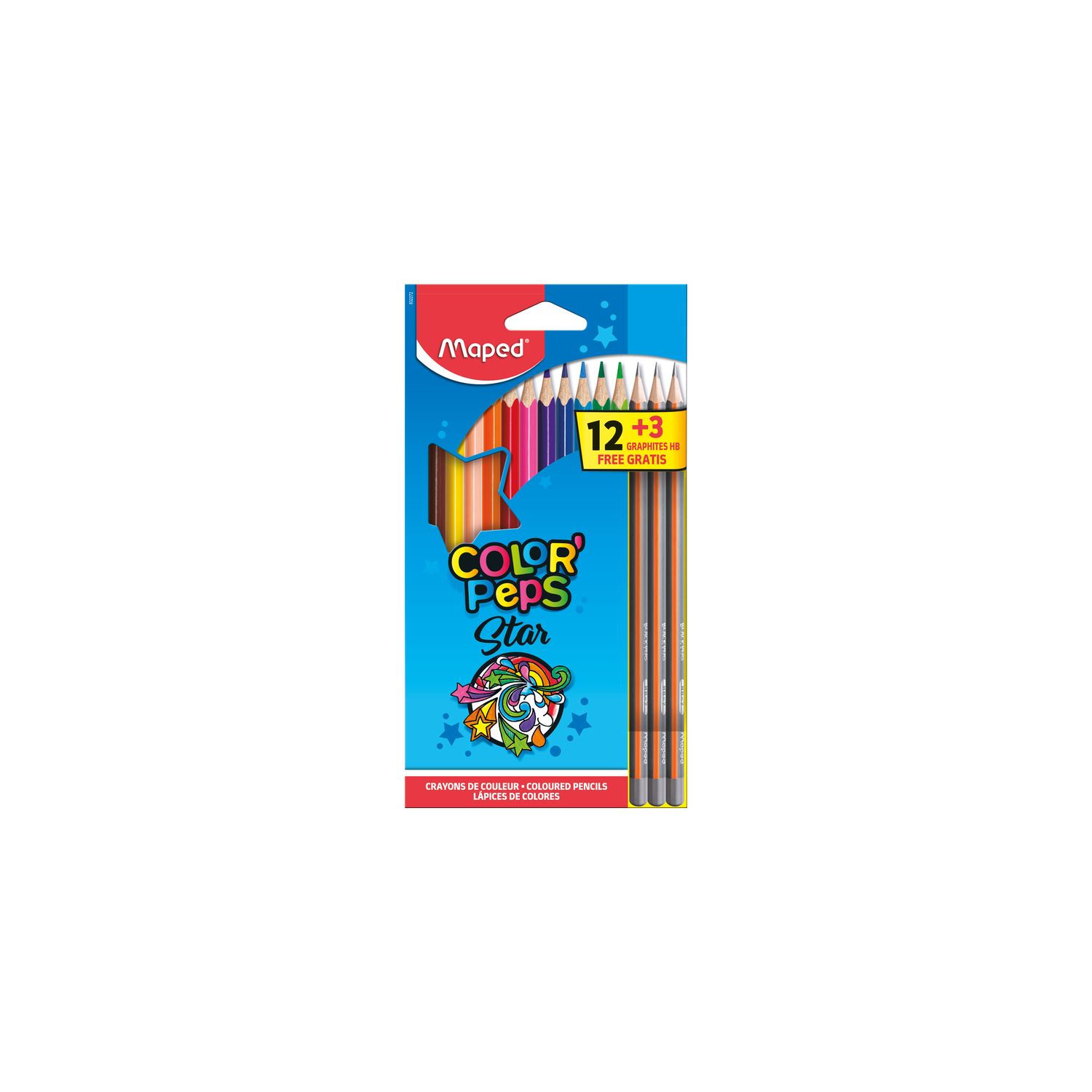 Maped Color'Peps Star Kuru Kalem Boya Avantajlı Paket