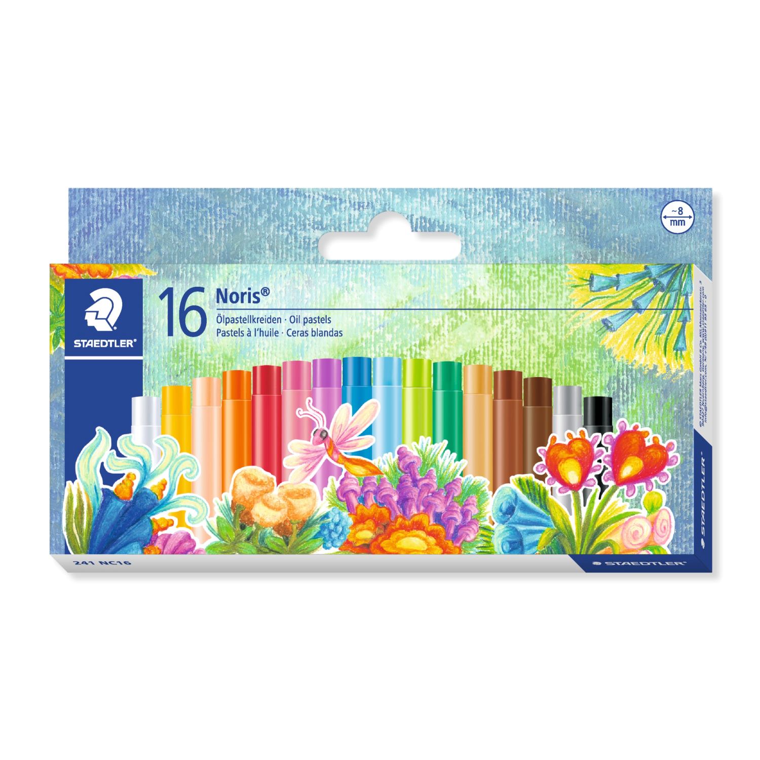 Staedtler Noris Club, 16 масляных мелков