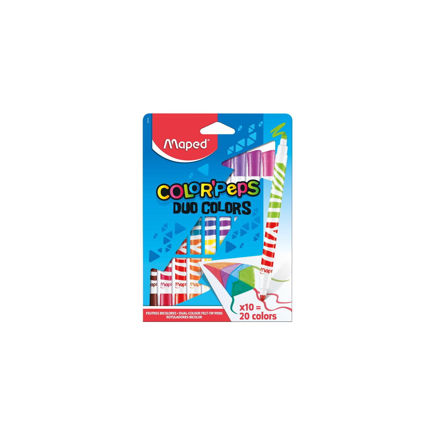 Maped Color'Peps 20 Renk Çift Uçlu Keçeli Kalem