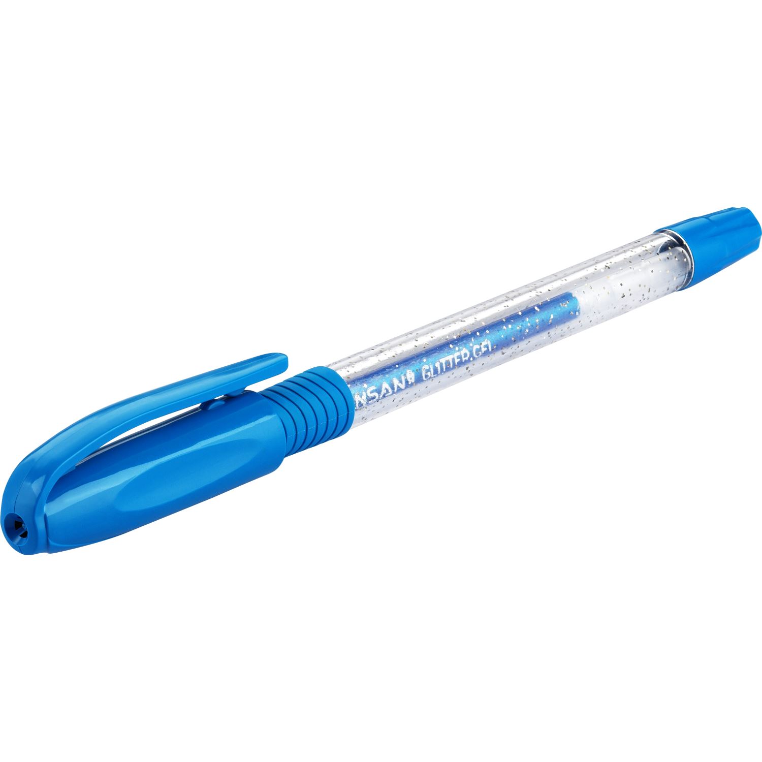 Pensan Glitter Gel Blue Glitter Ballpoint Pen