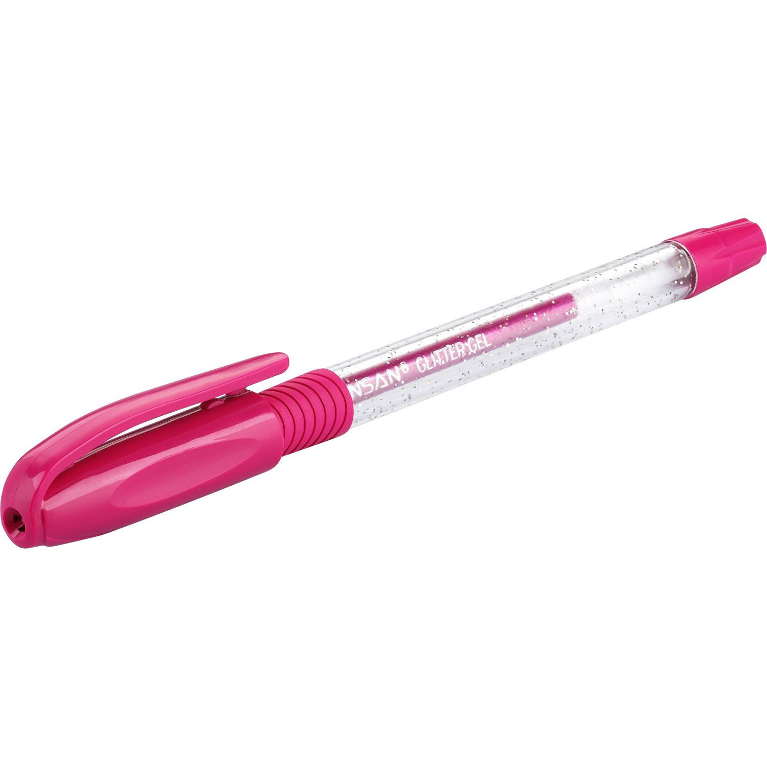 Pensan Glitter Gel Pink Glitter Ballpoint Pen