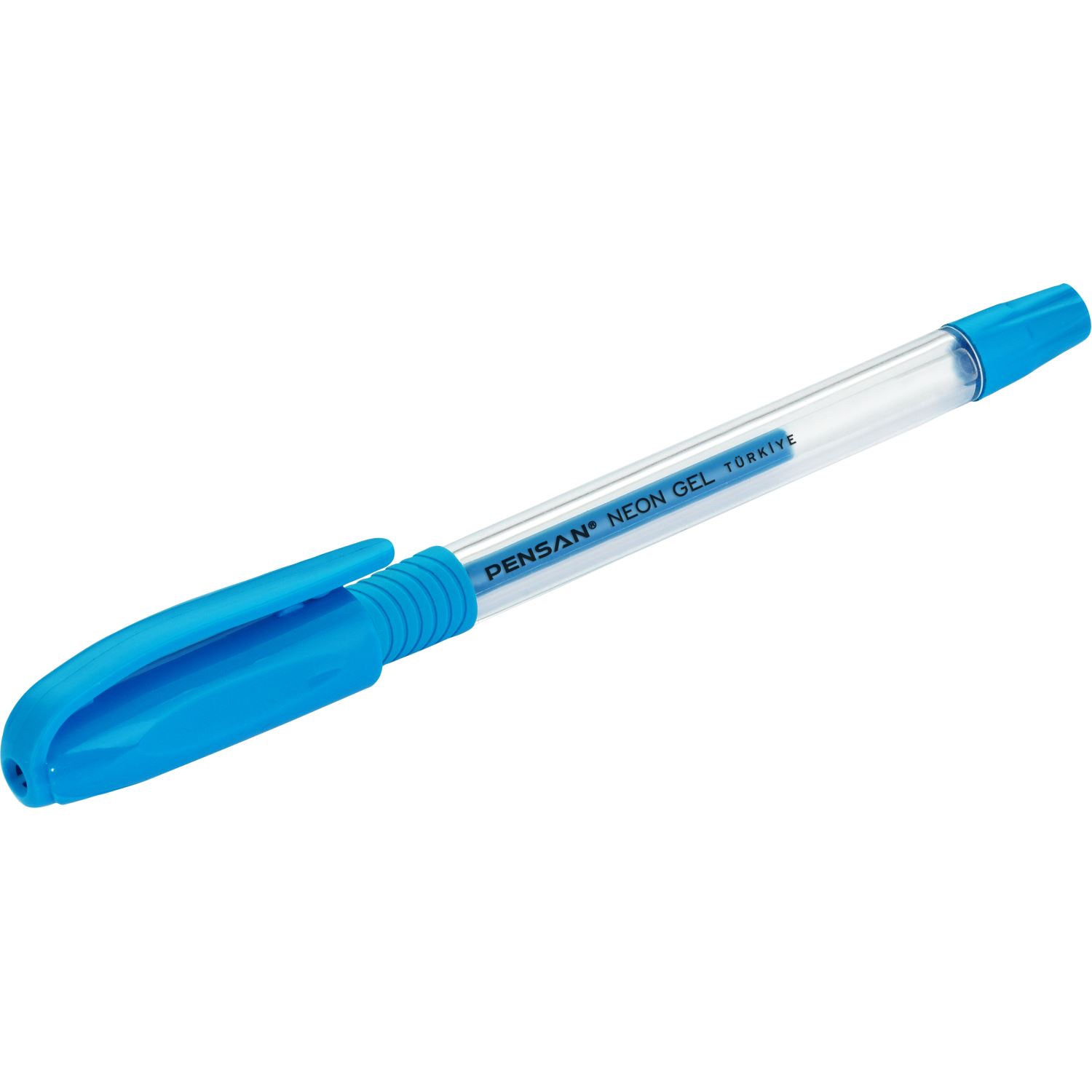 Pensan Neon Gel Blue Ballpoint Pen