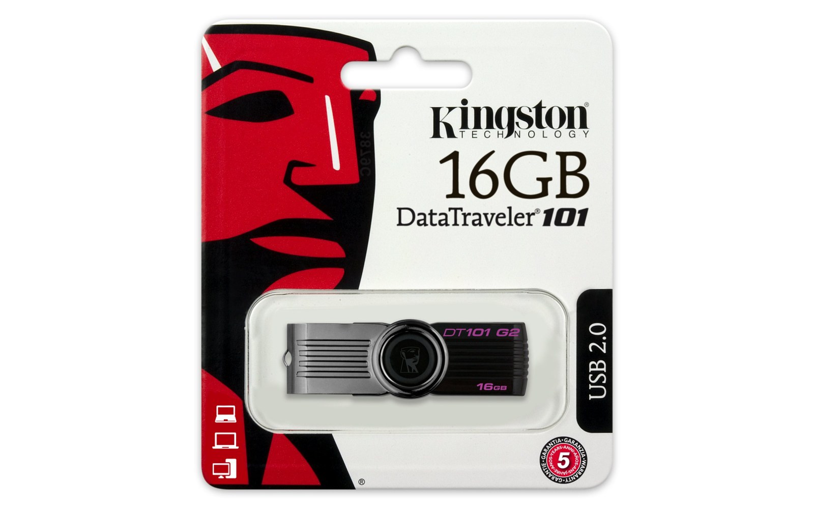 Kingston DT101G2/16GB 16 GB USB 2.0 Flash Drive