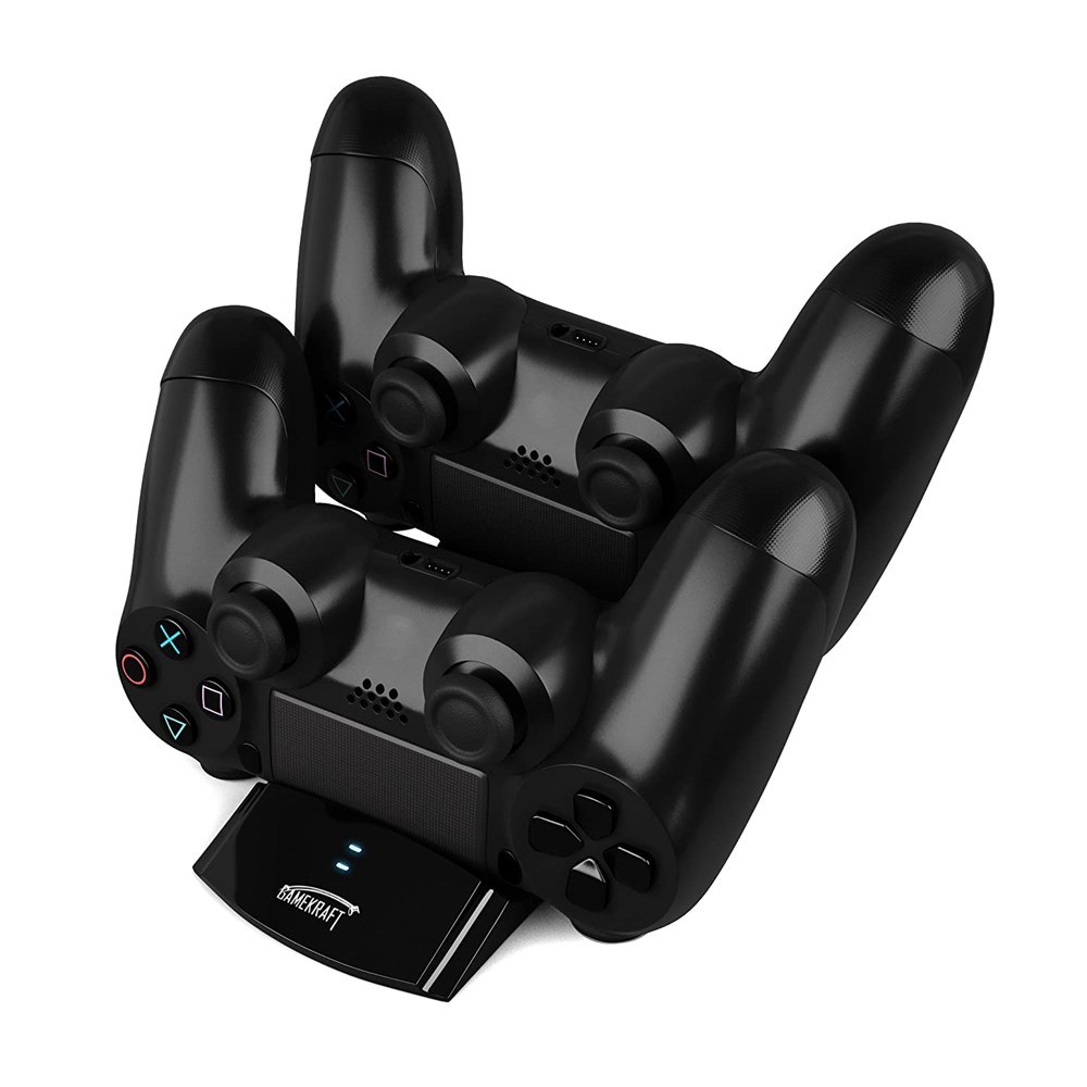 PS4 GAMEKRAFT QX8 Drop and Charge Dual Controller Charging Station