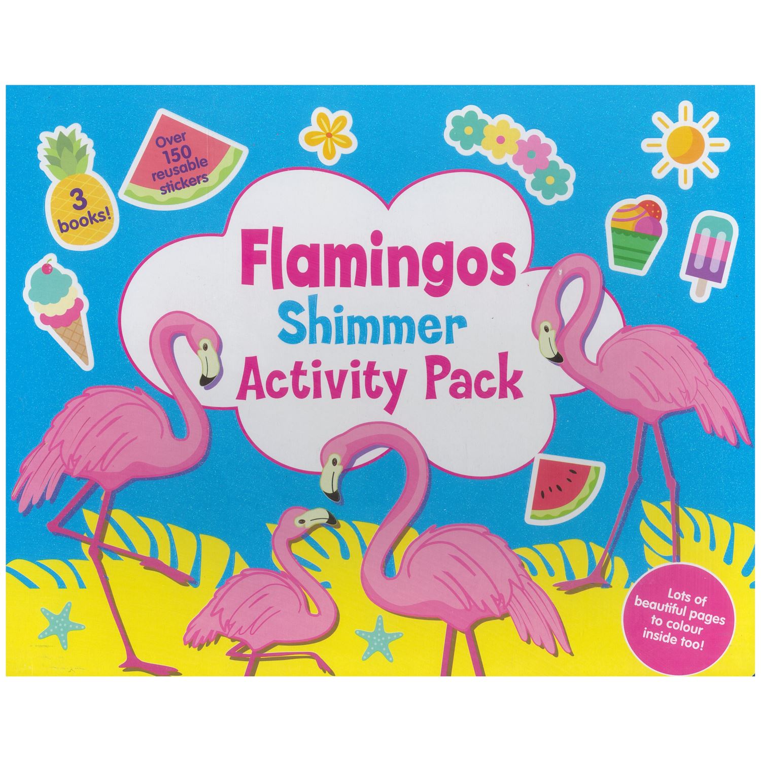 Alligator Flamingos Shimmer Activity Pack 0