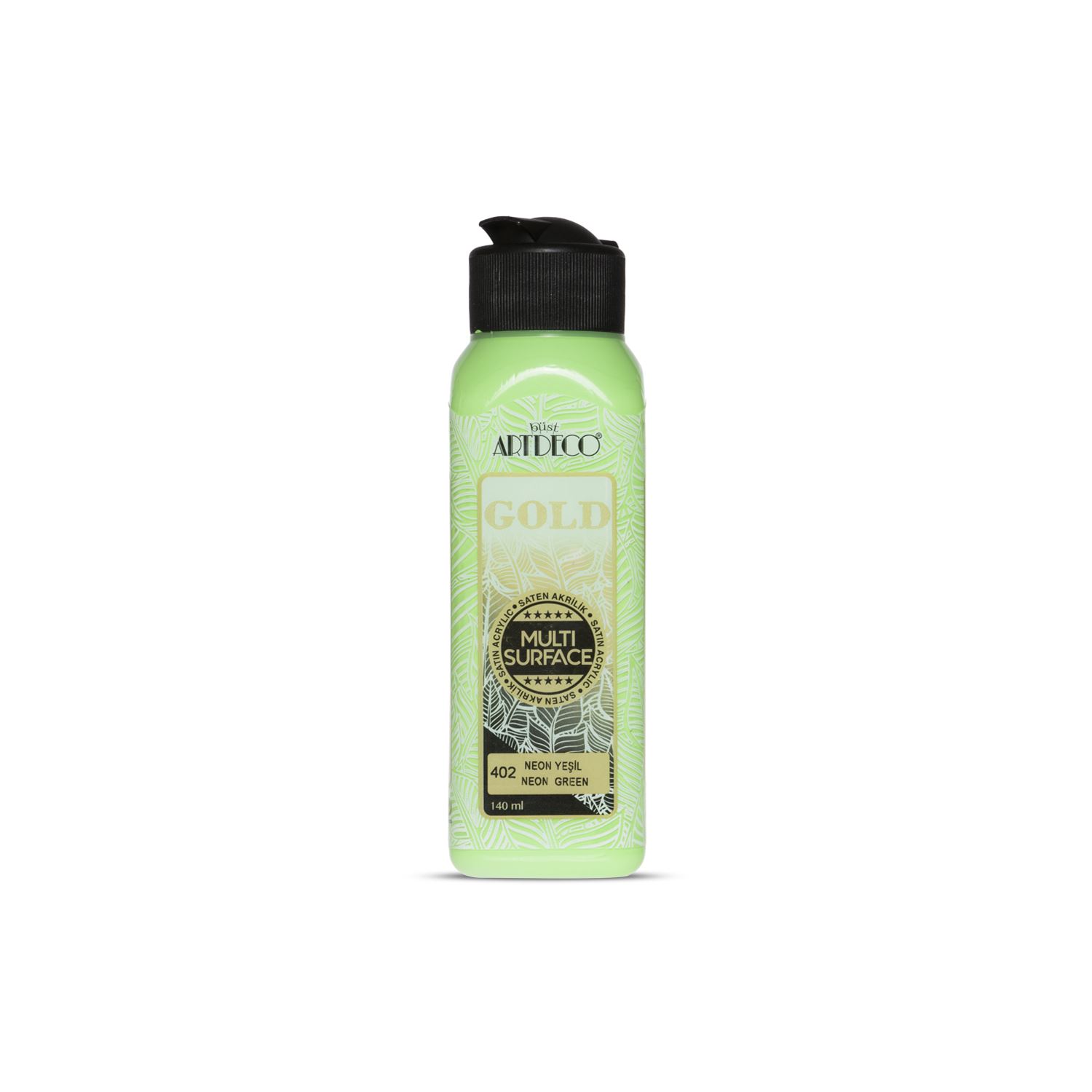 Artdeco Gold Multi-Surface Neon Akrilik Boya 140ml Neon Yeşil