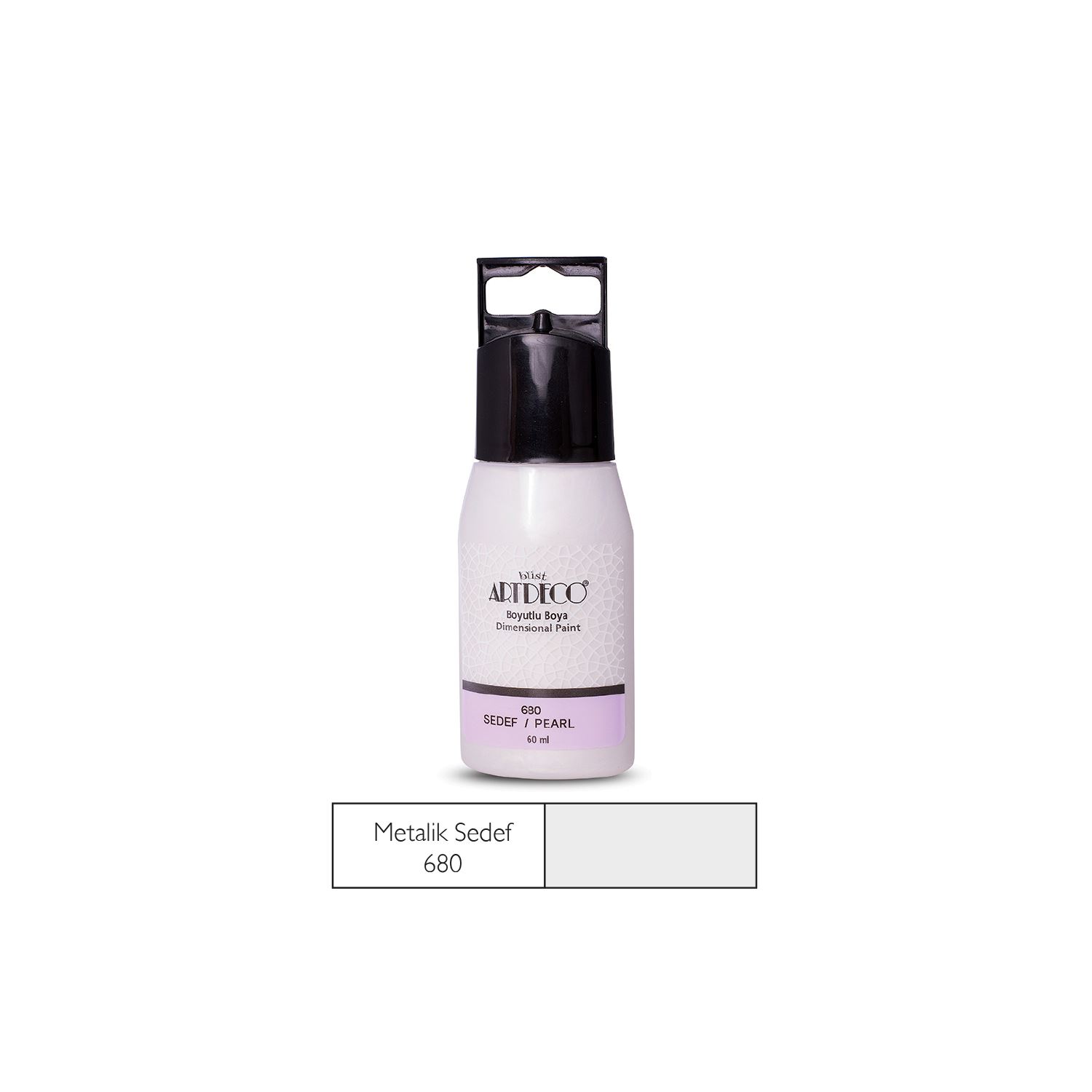 Artdeco Metalik Boyutlu Boya 60ml Sedef