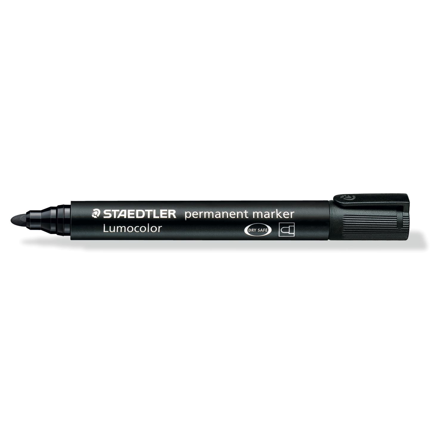 Staedtler Lumocolor Permanent, чёрный маркер