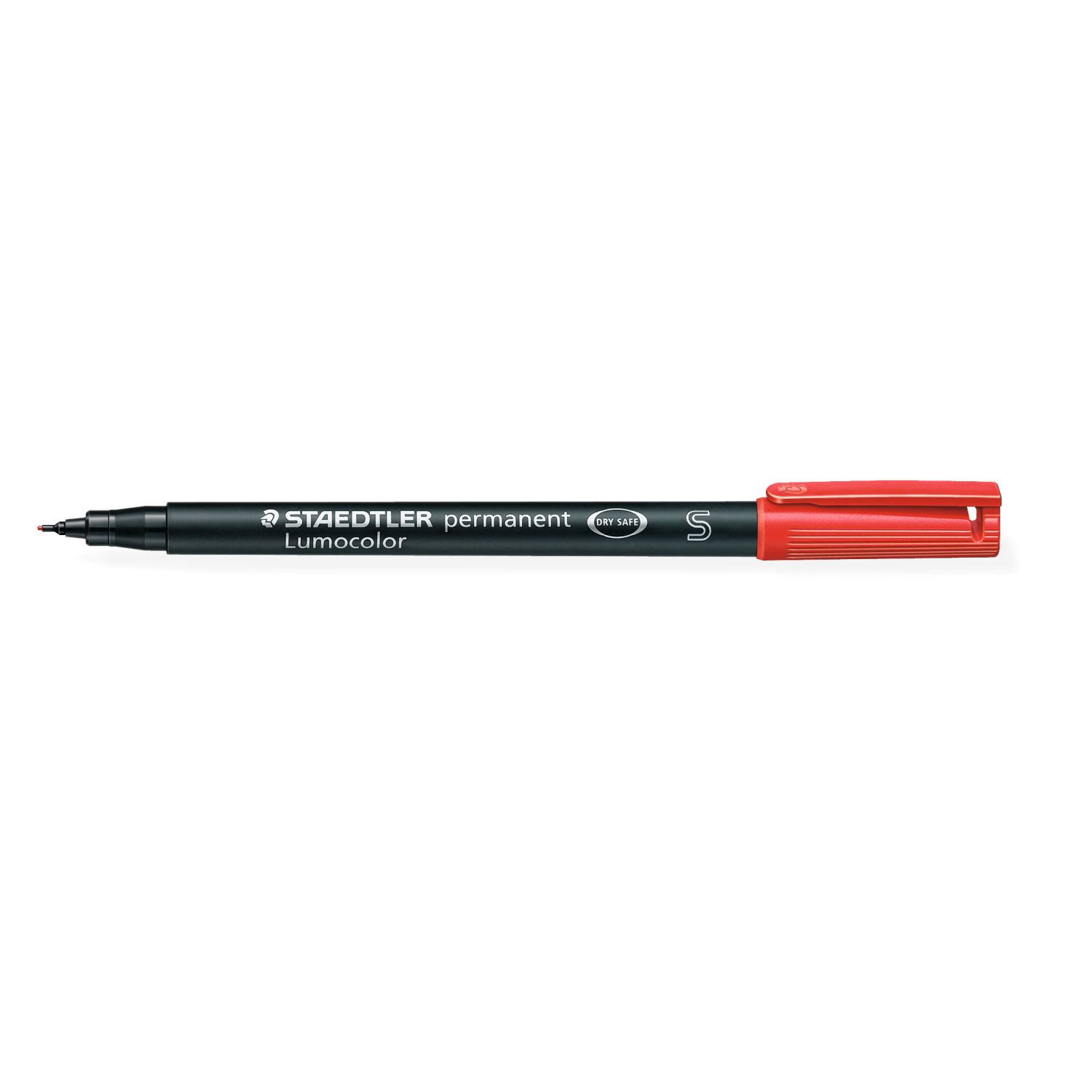 Staedtler Lumocolor Красный маркер для плёнки с косым наконечником