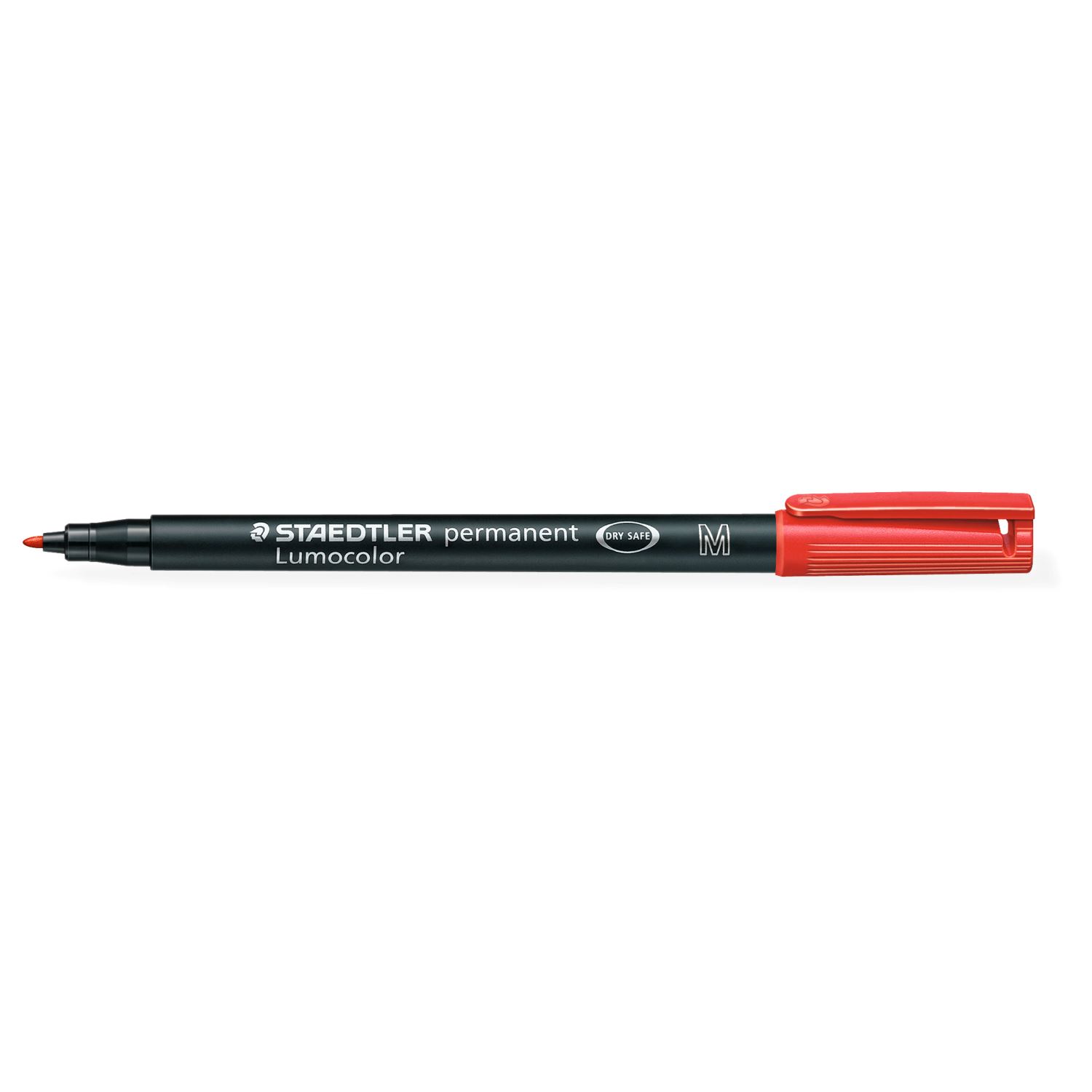 Staedtler Lumocolor, красный маркер с толстым наконечником