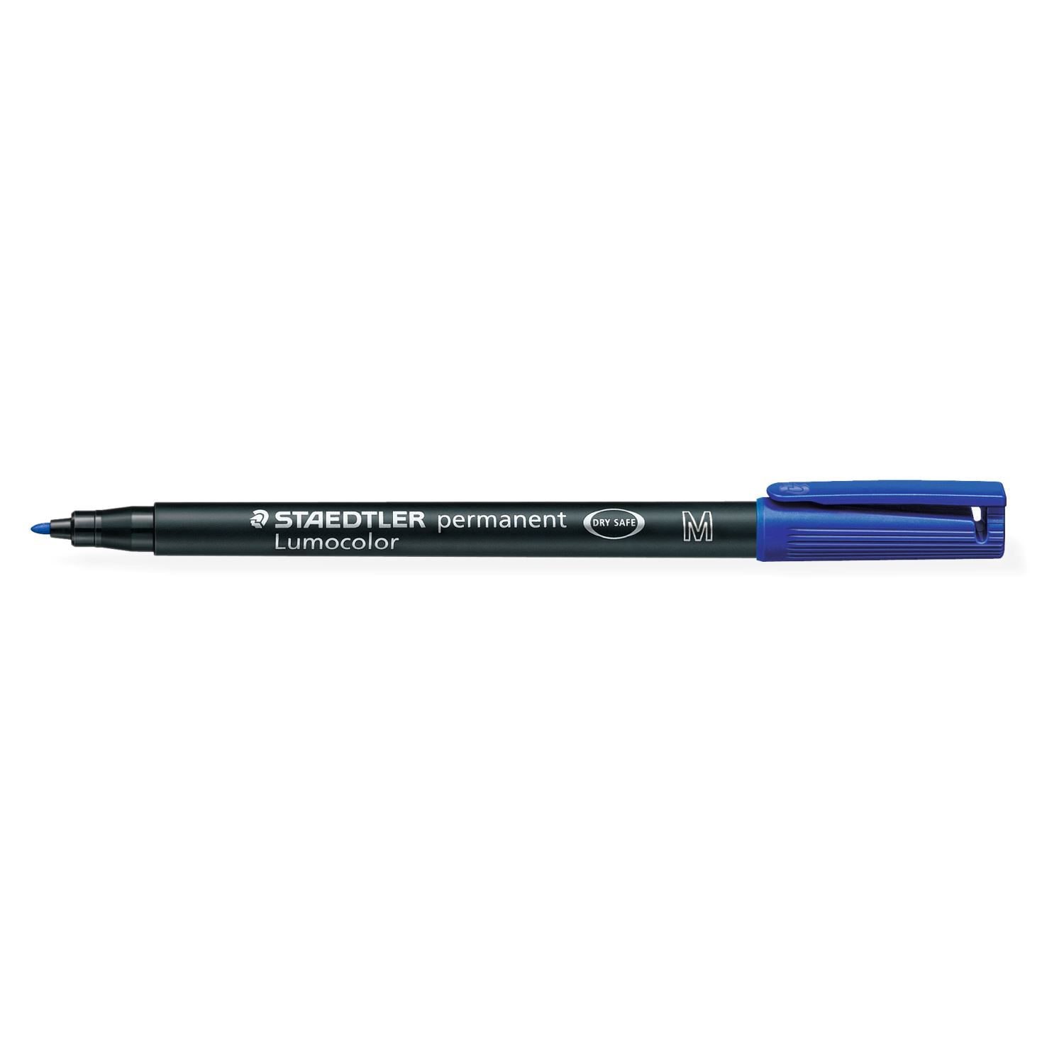Staedtler Lumocolor — синий маркер для плёнки, толстый наконечник