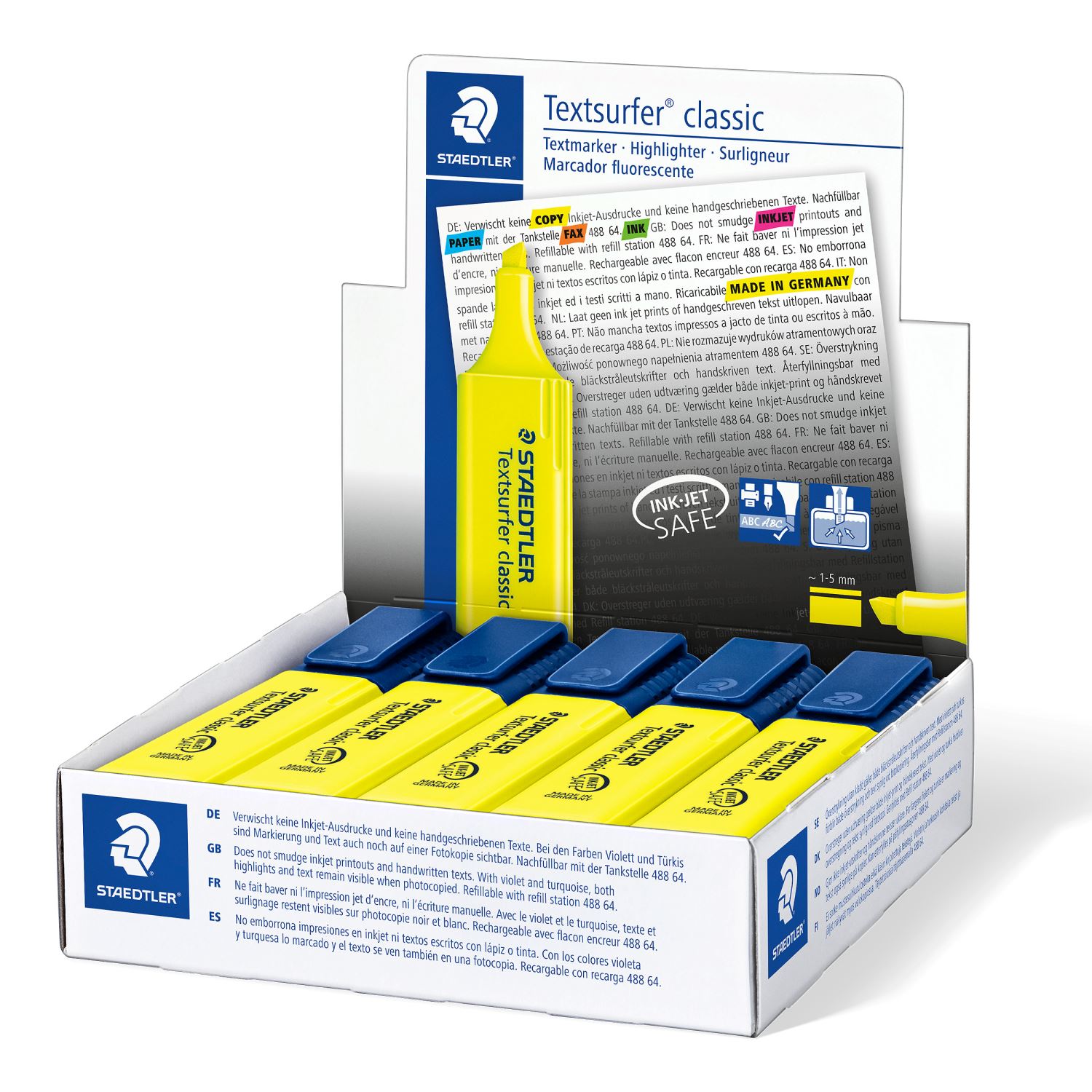 Staedtler Textsurfer — жёлтый текстовыделитель