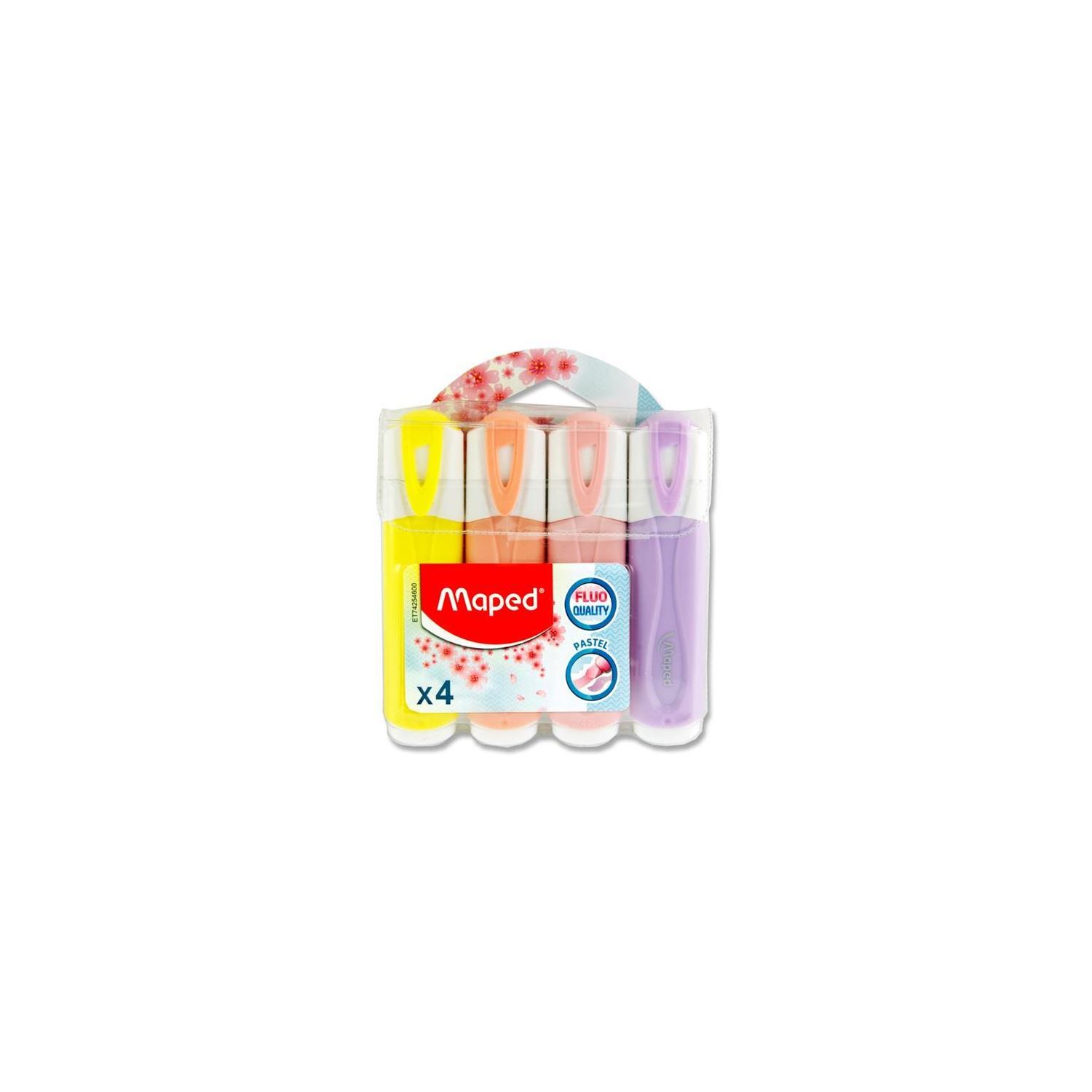 Maped 4'lü Pastel Fosforlu Kalem