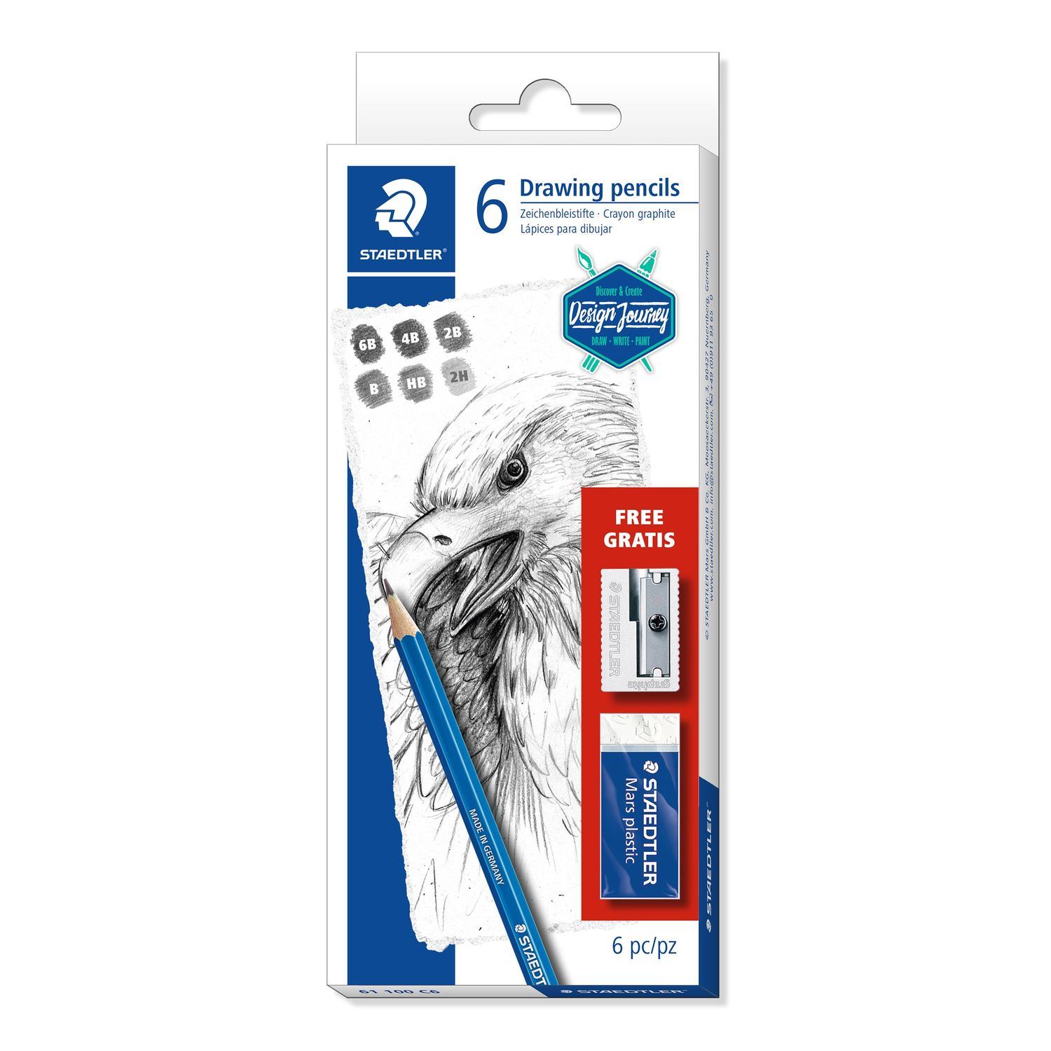 Staedtler Mars Lumograph Drawing Pencil Set