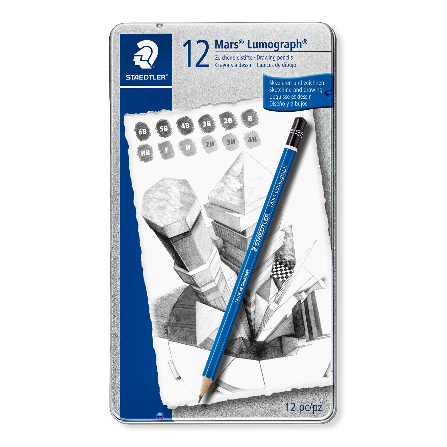 Staedtler Mars Lumograph Graded Pencil Set