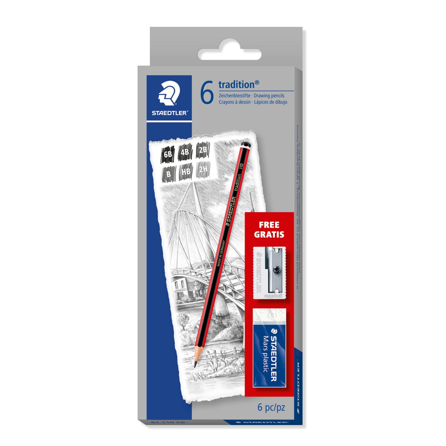 Staedtler Tradition Graded Pencil Set