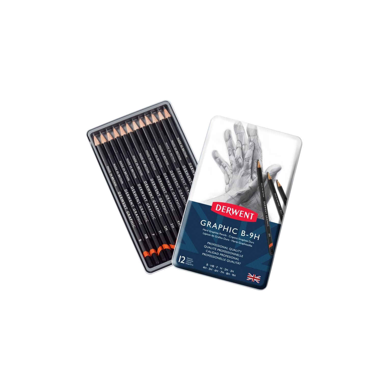 Derwent Graphic Dereceli Kalem Seti Hard