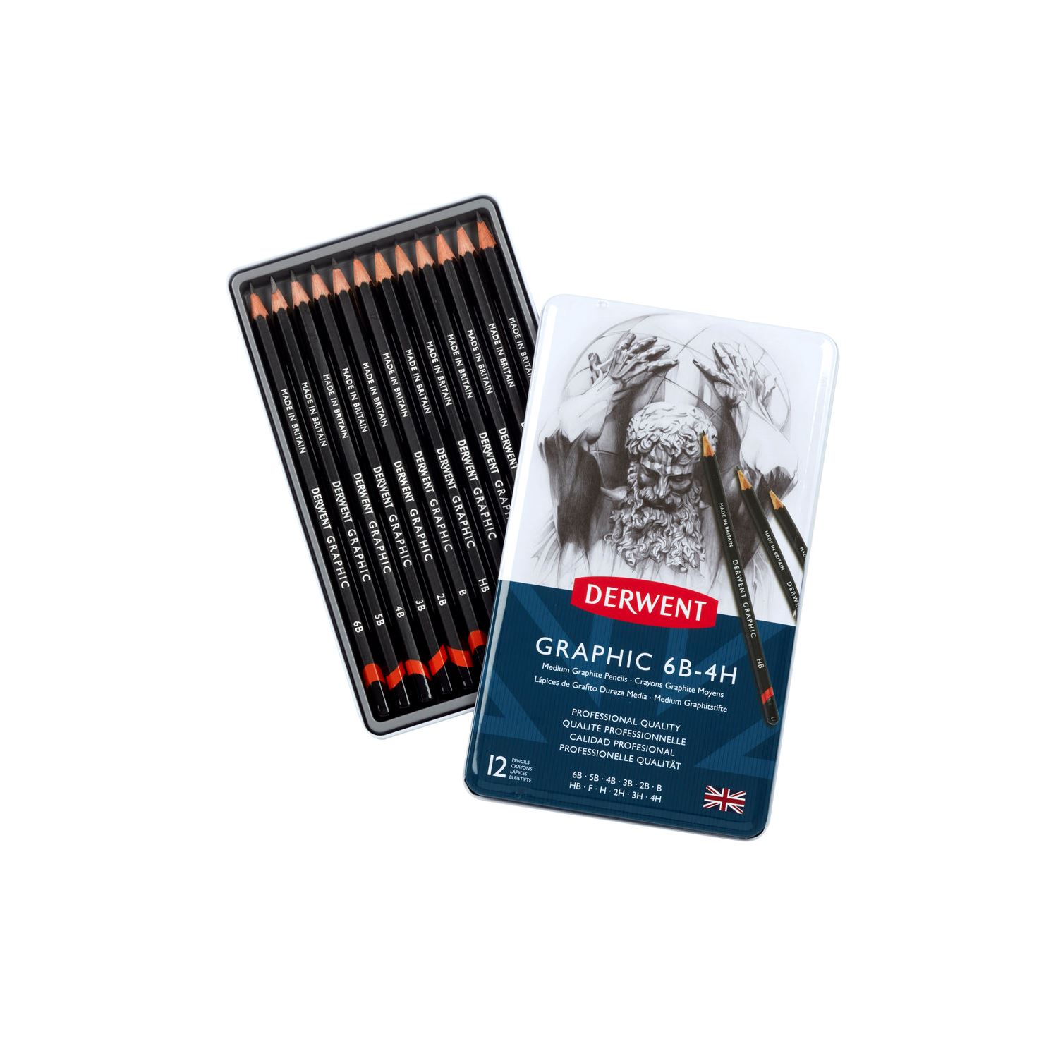 Derwent Graphic Dereceli Kalem Seti Medium
