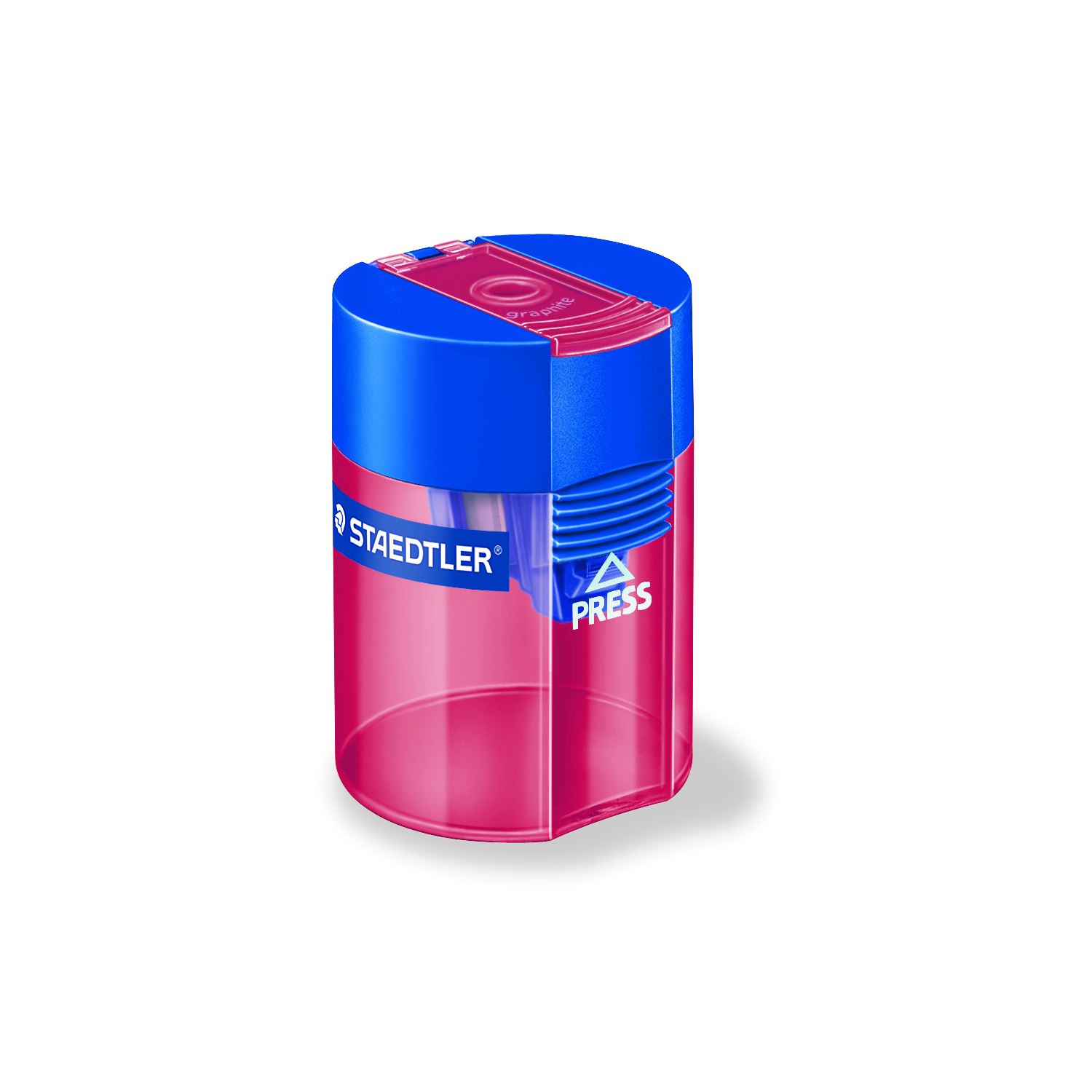 Staedtler Pencil Sharpener with Shavings Container, Red