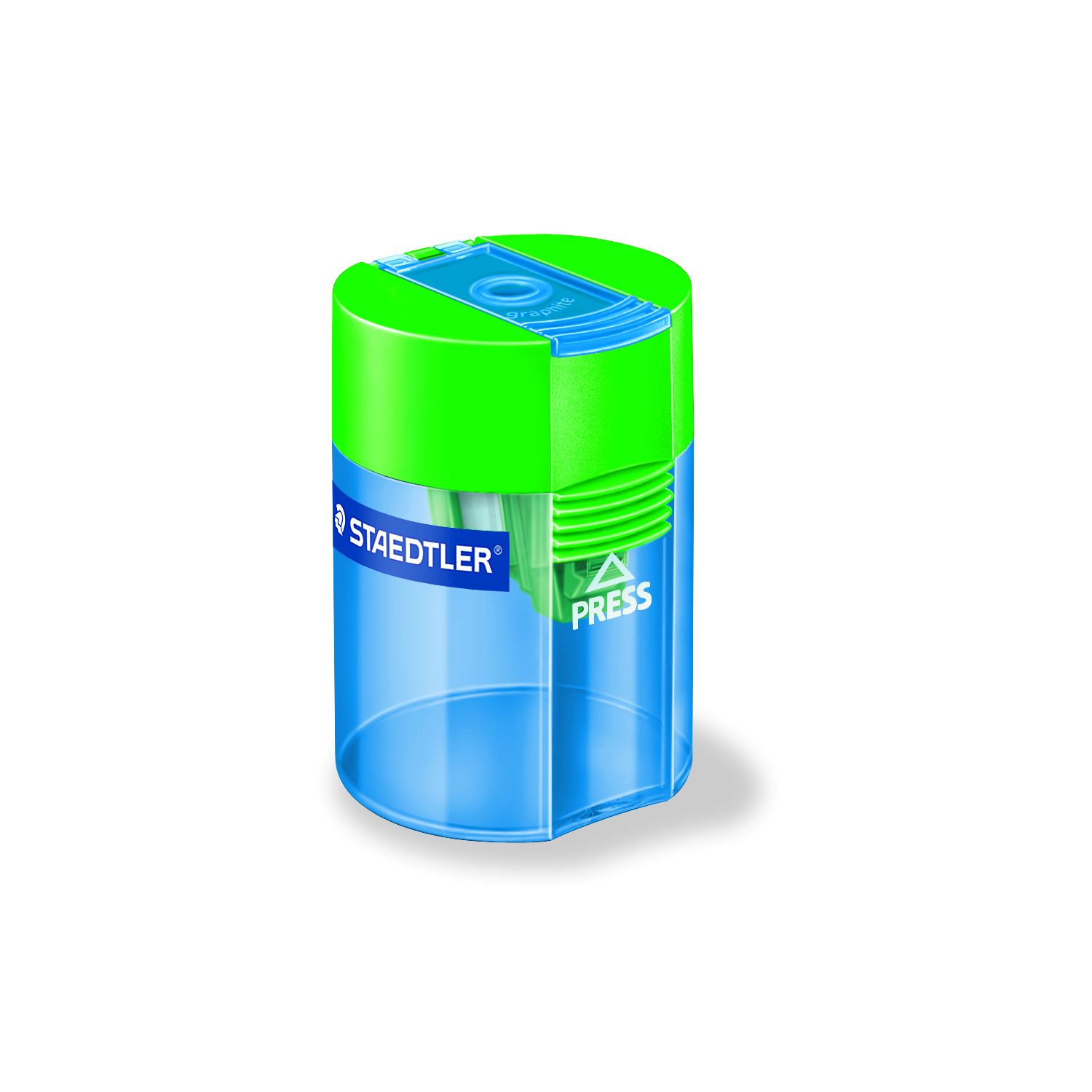 Staedtler Pencil Sharpener with Shavings Container, Blue