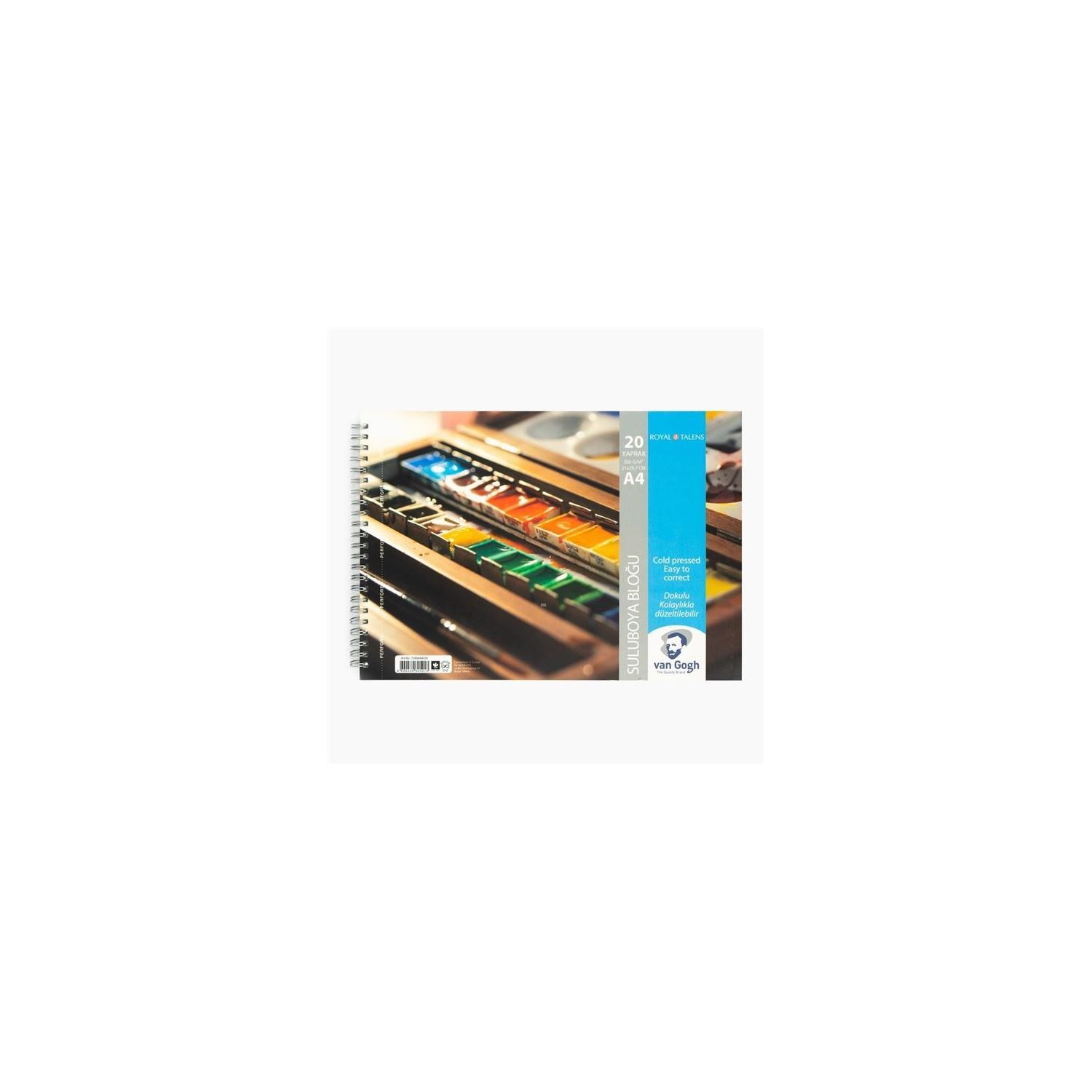 Talens Van Gogh Spiral-Bound Watercolour Pad 300 g A4