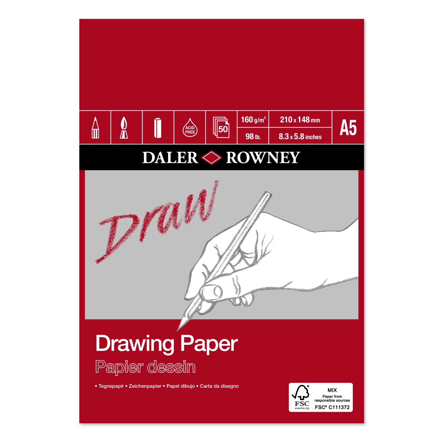 Daler Rowney Drawing Çizim Bloğu A5