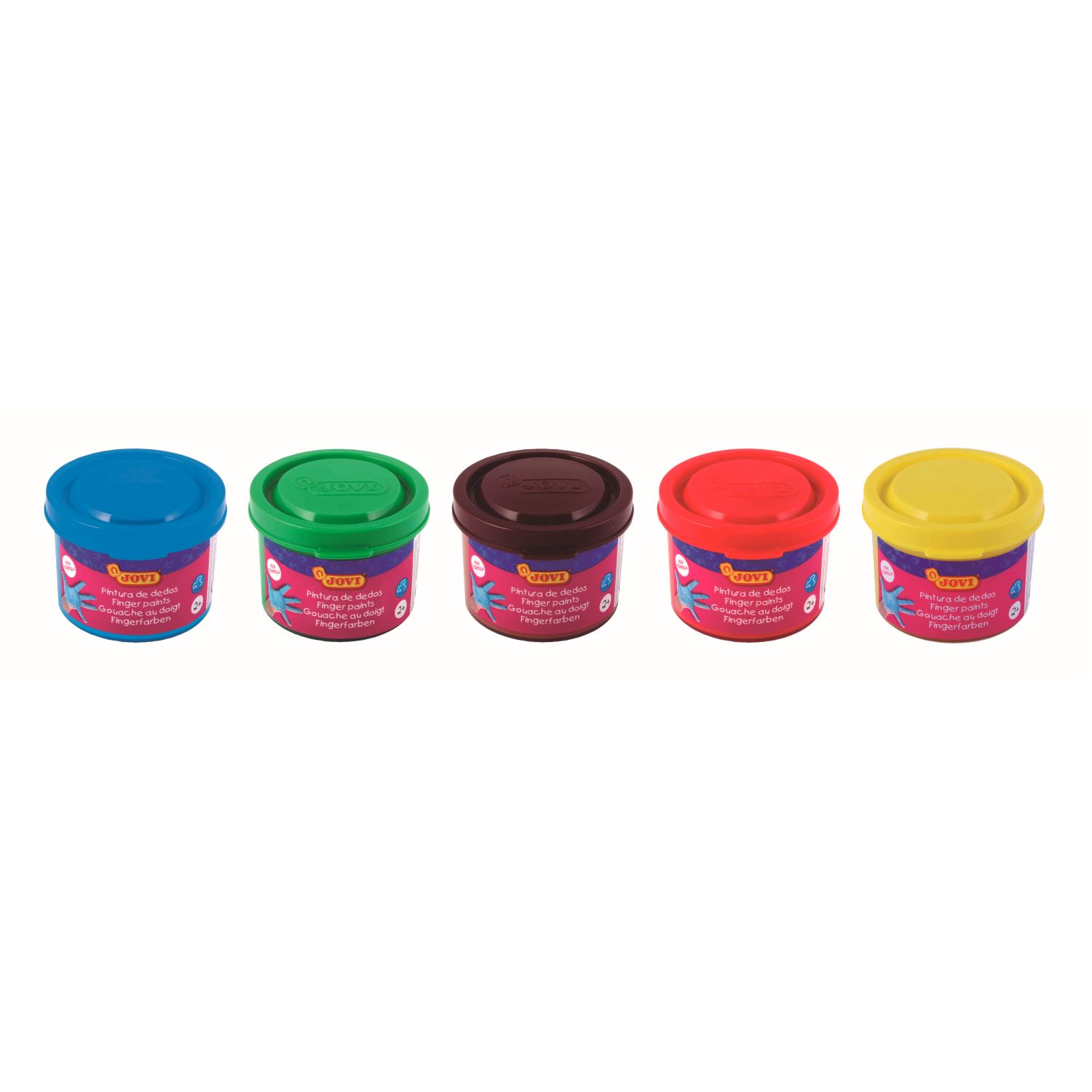 Jovi 5-Colour Finger Paint Set