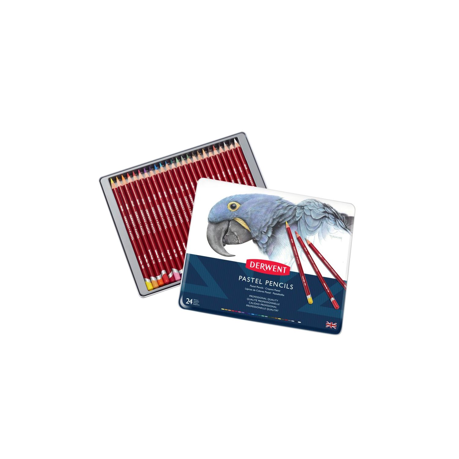 Derwent Pastel Pencils Pastel Kalemi Seti 24 Renk