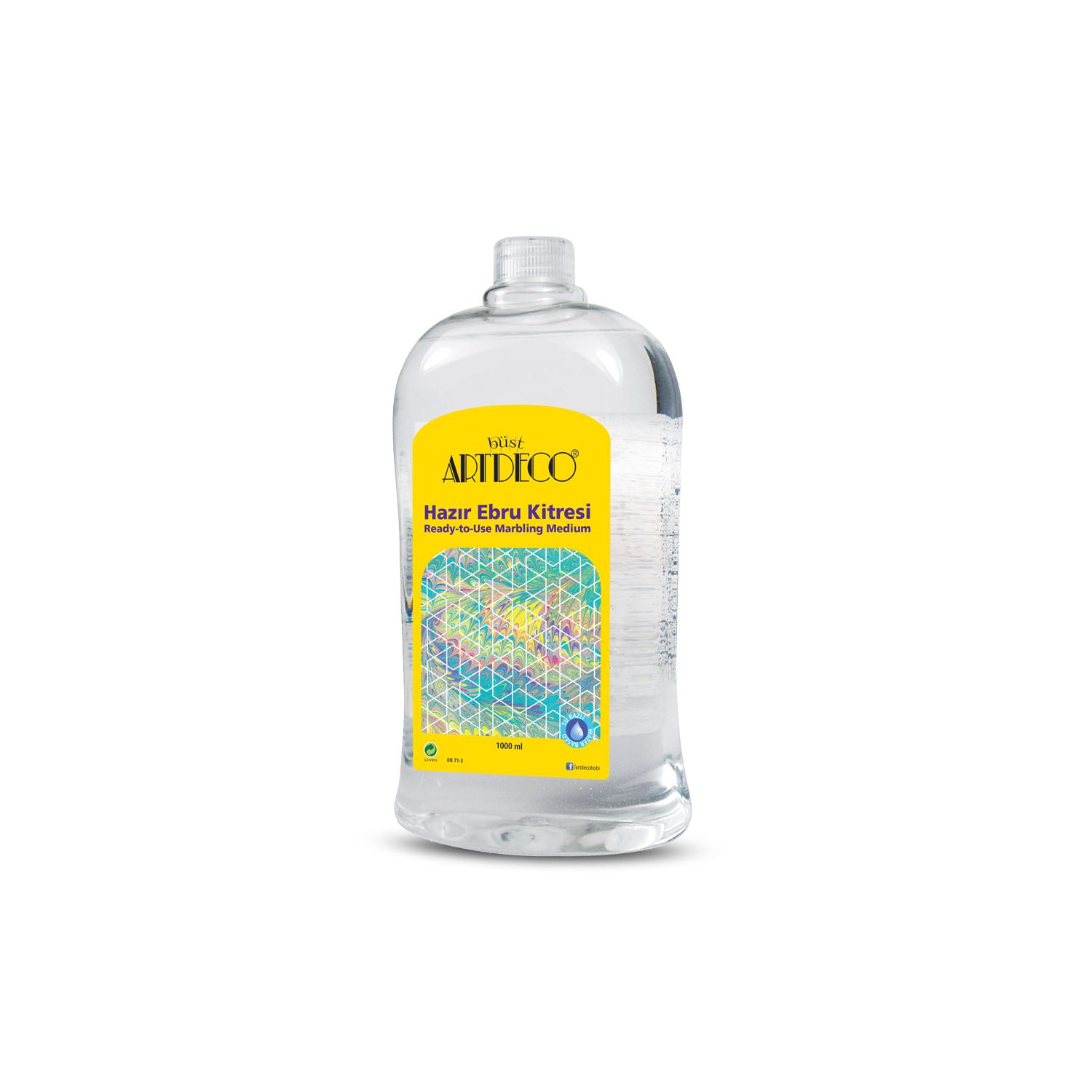 Artdeco Kullanıma Hazır Ebru Kitresi 1 Litre
