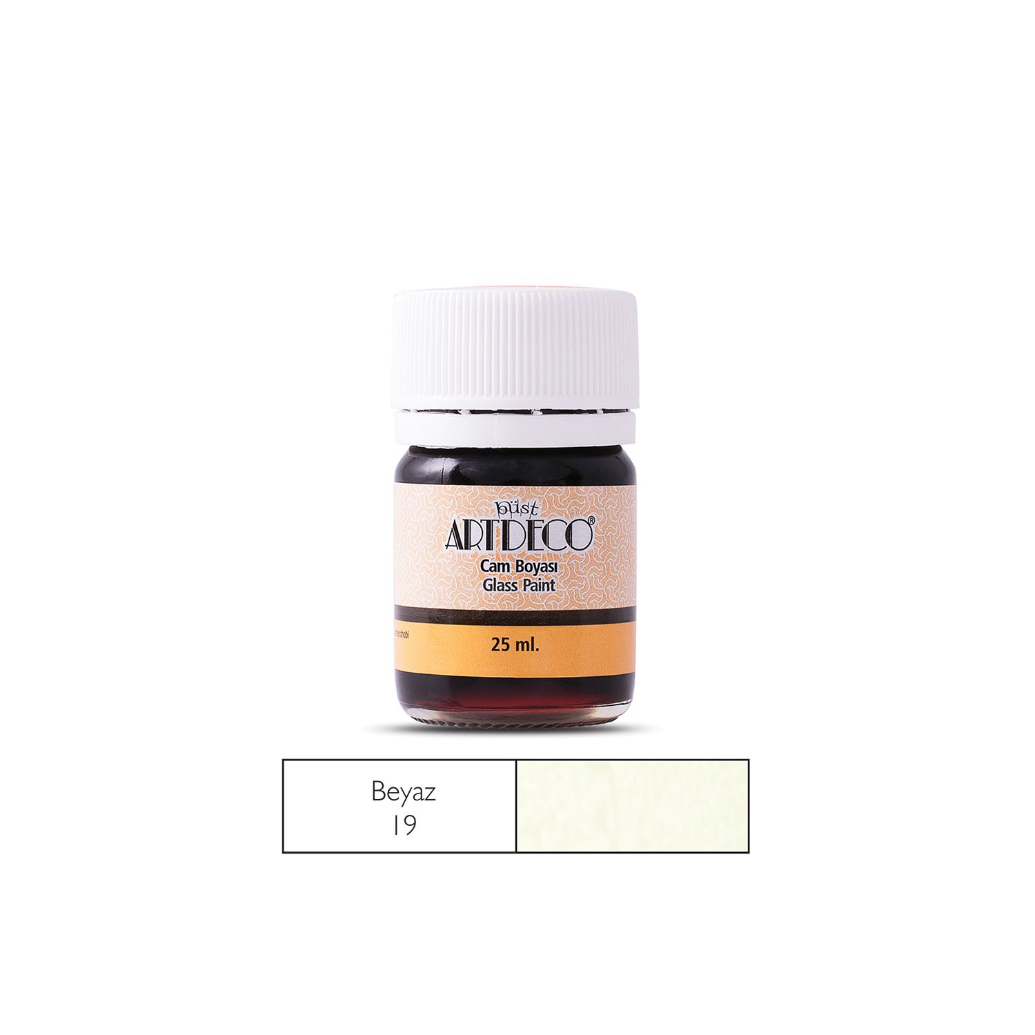 Artdeco Cam Boyası 25ml Beyaz