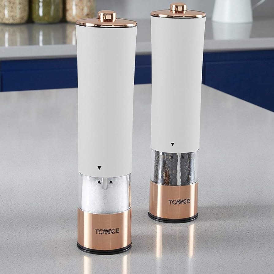 Tower T847003RW Electric Salt and Pepper Mills