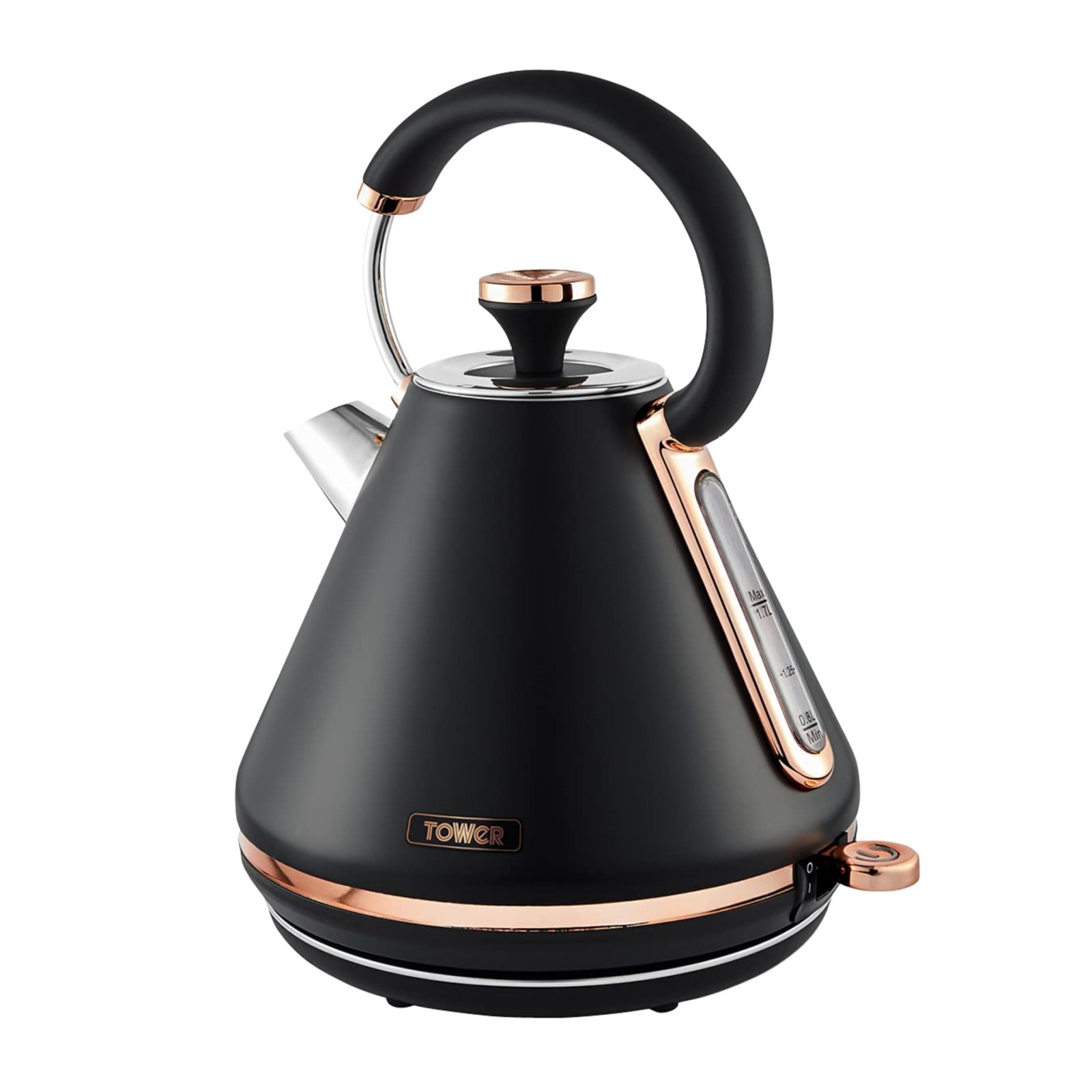Tower Cavaletto T10044RG Su Isıtıcısı 1,7 L 3000 W Siyah