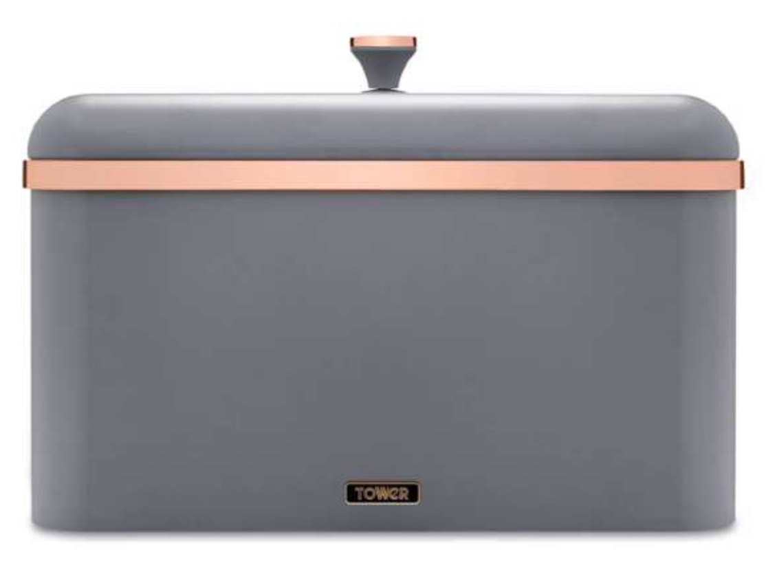 Tower Cavaletto T826130GRY Ekmek Kutusu 35 cm Gri