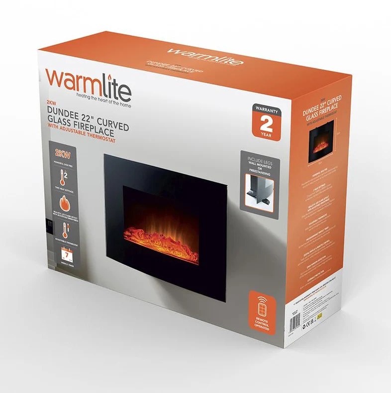 Warmlite Dundee WL45056BF электрический обогреватель 2000 Вт