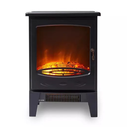 Warmlite Jesmond WL46040 1850 W Electric Stove, Black