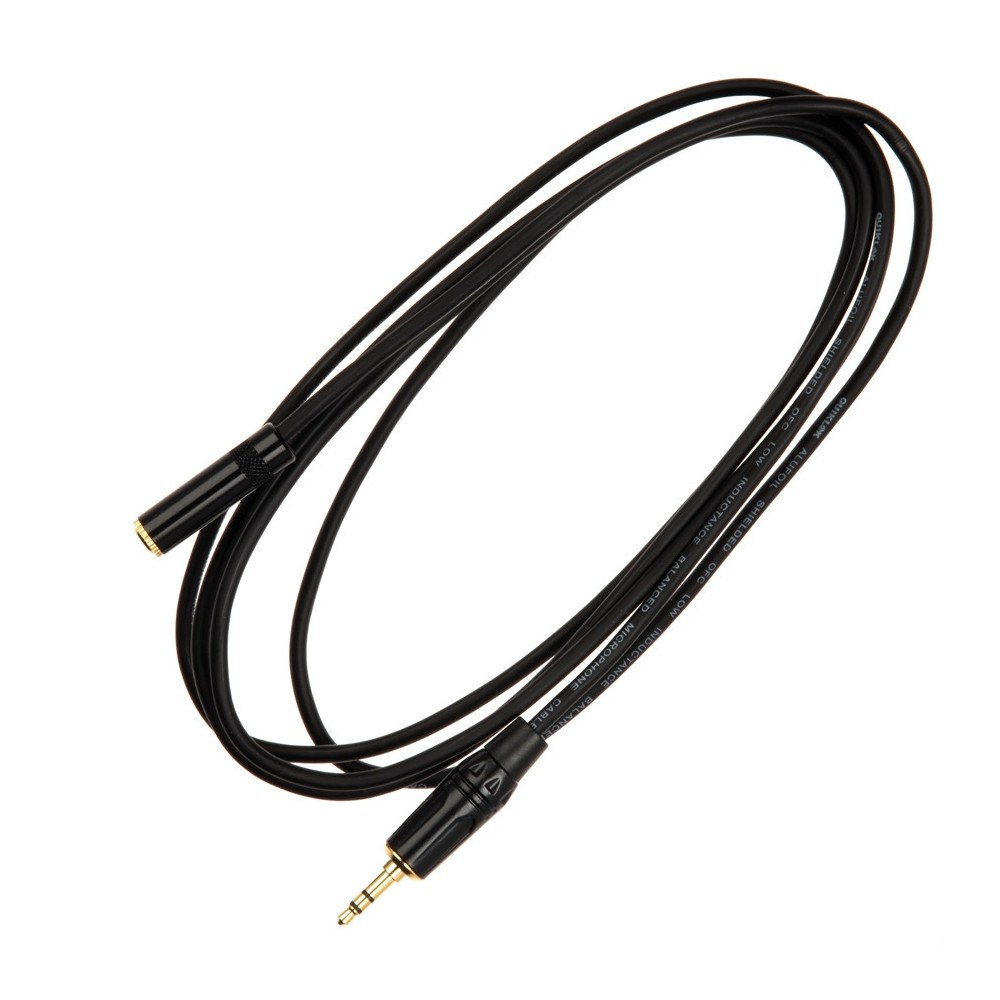 Quik Lok JUST J35J35F 3 m Stereo 3,5 mm Adaptör Kablosu Siyah