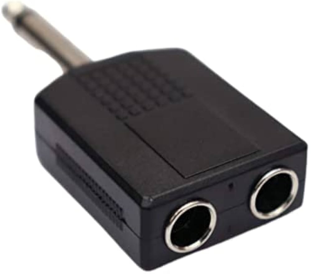 Quik Lok AD/76 Stereo 6,3 mm - Çift Stereo 6,3 mm Dişi Adaptör