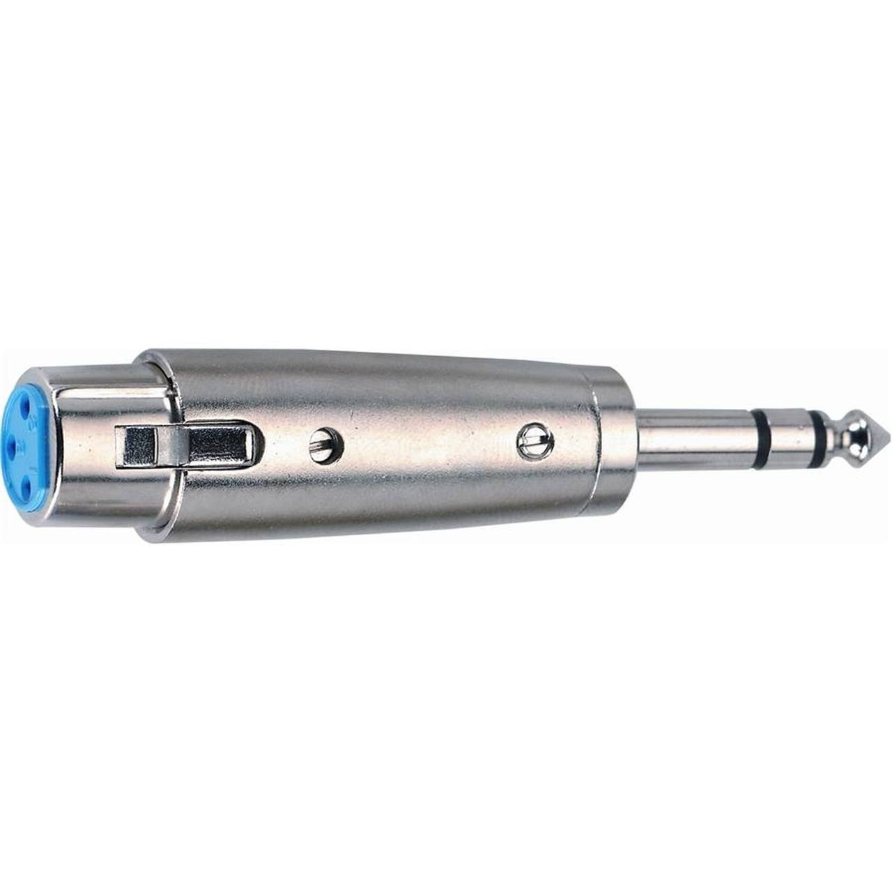 Quik Lok F/147-K 3-Pin Female XLR to Stereo 6.3 mm Jack Adapter