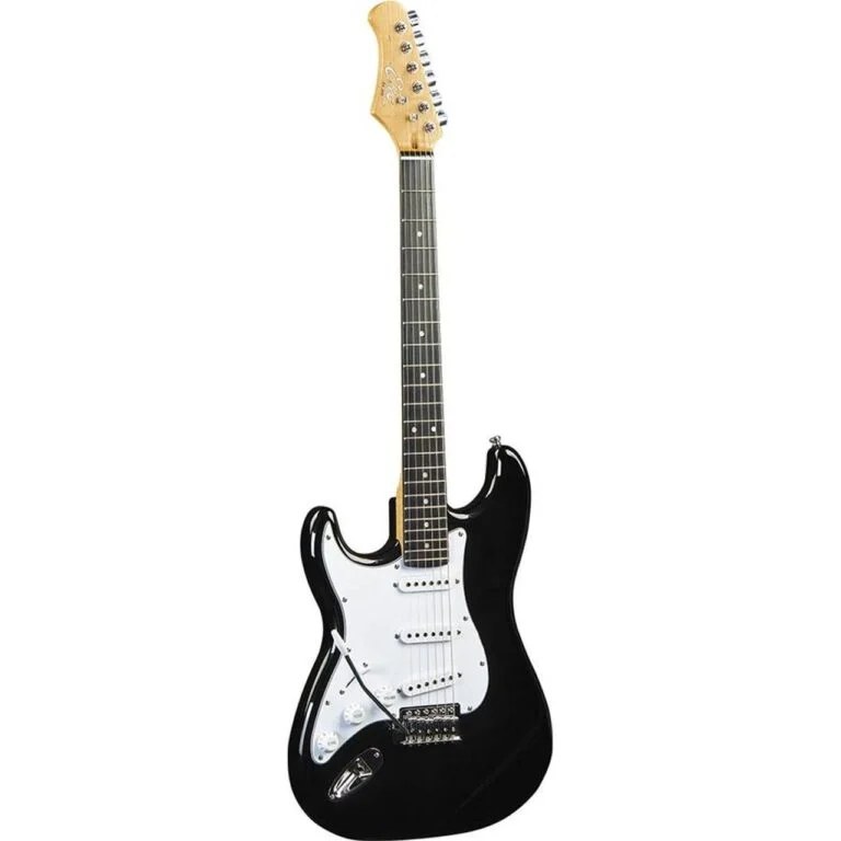 Eko S-300 Black Left-Handed Electric Guitar