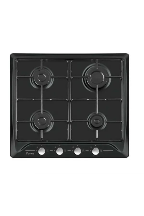 Ferre 640 BL 60 cm Matte Black Built-In Gas Hob
